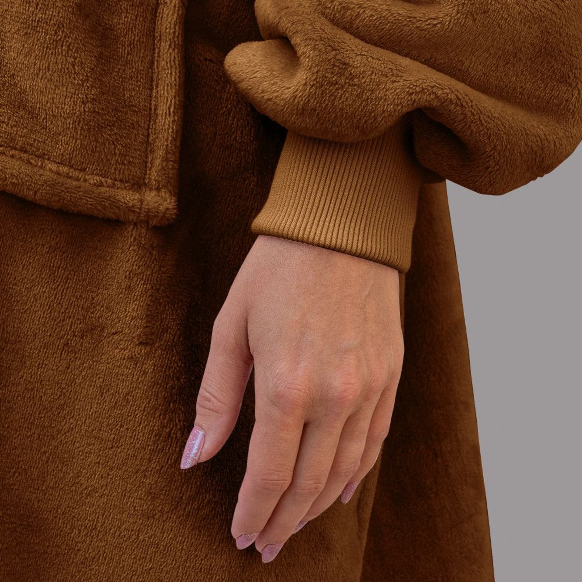 

Bluzair Koco Bluza Oversize z Kapturem Toffee 4w1