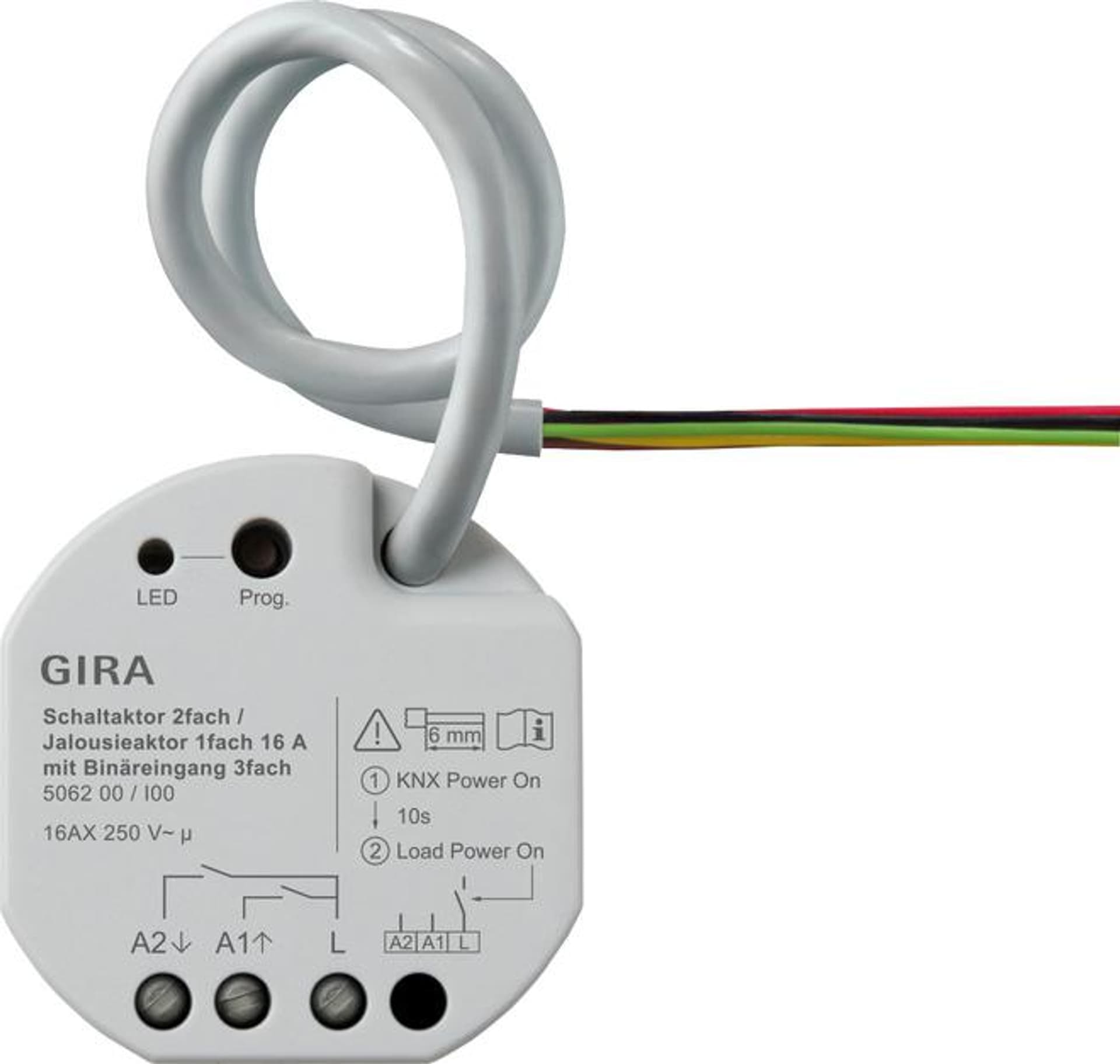 

GIRA aktor przekaźnikowy/żaluzjowy 2x/1x 16 A PT KNX ONE 506200