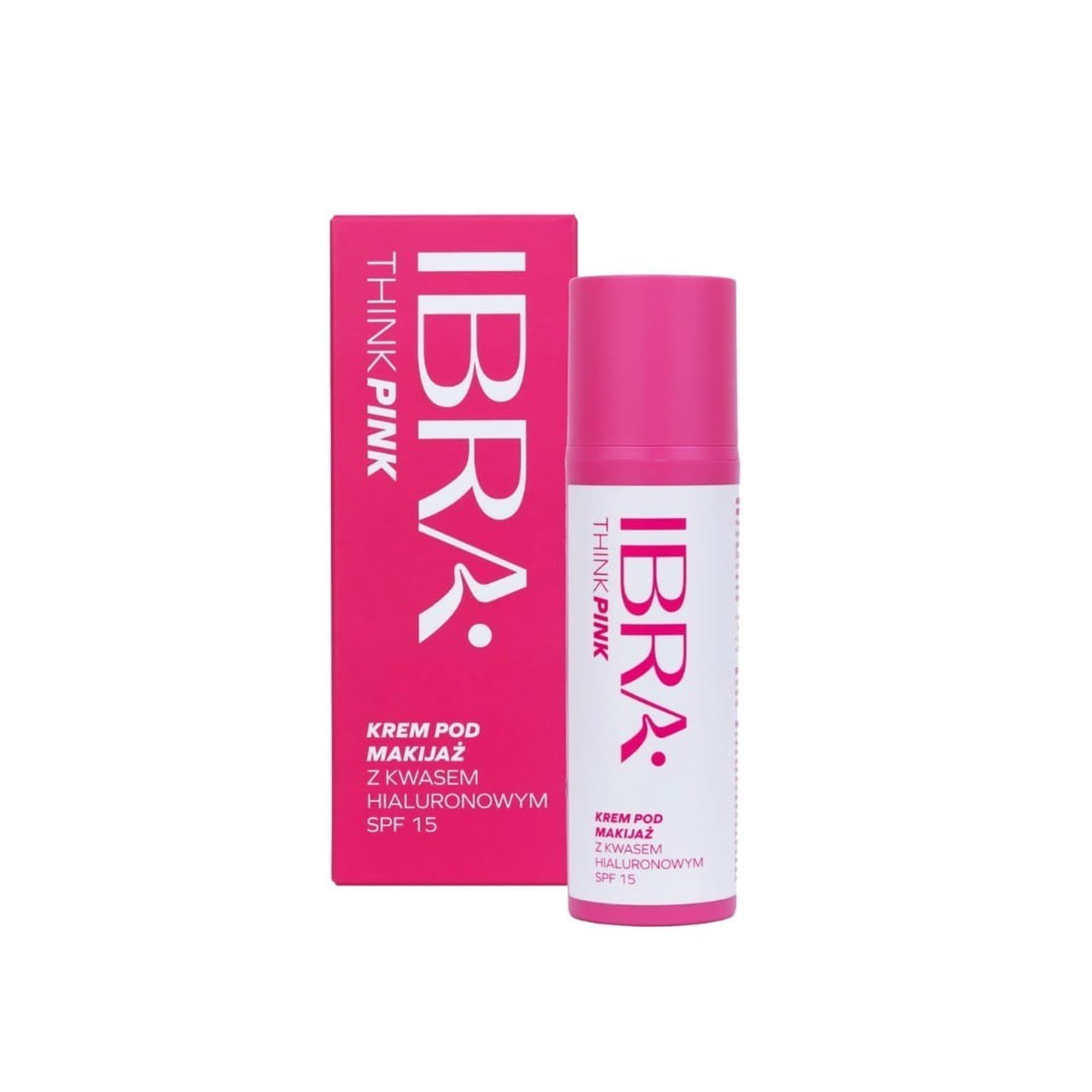 

IBRA Think Pink Krem pod makijaż z kwasem hialuronowym SPF15 50ml