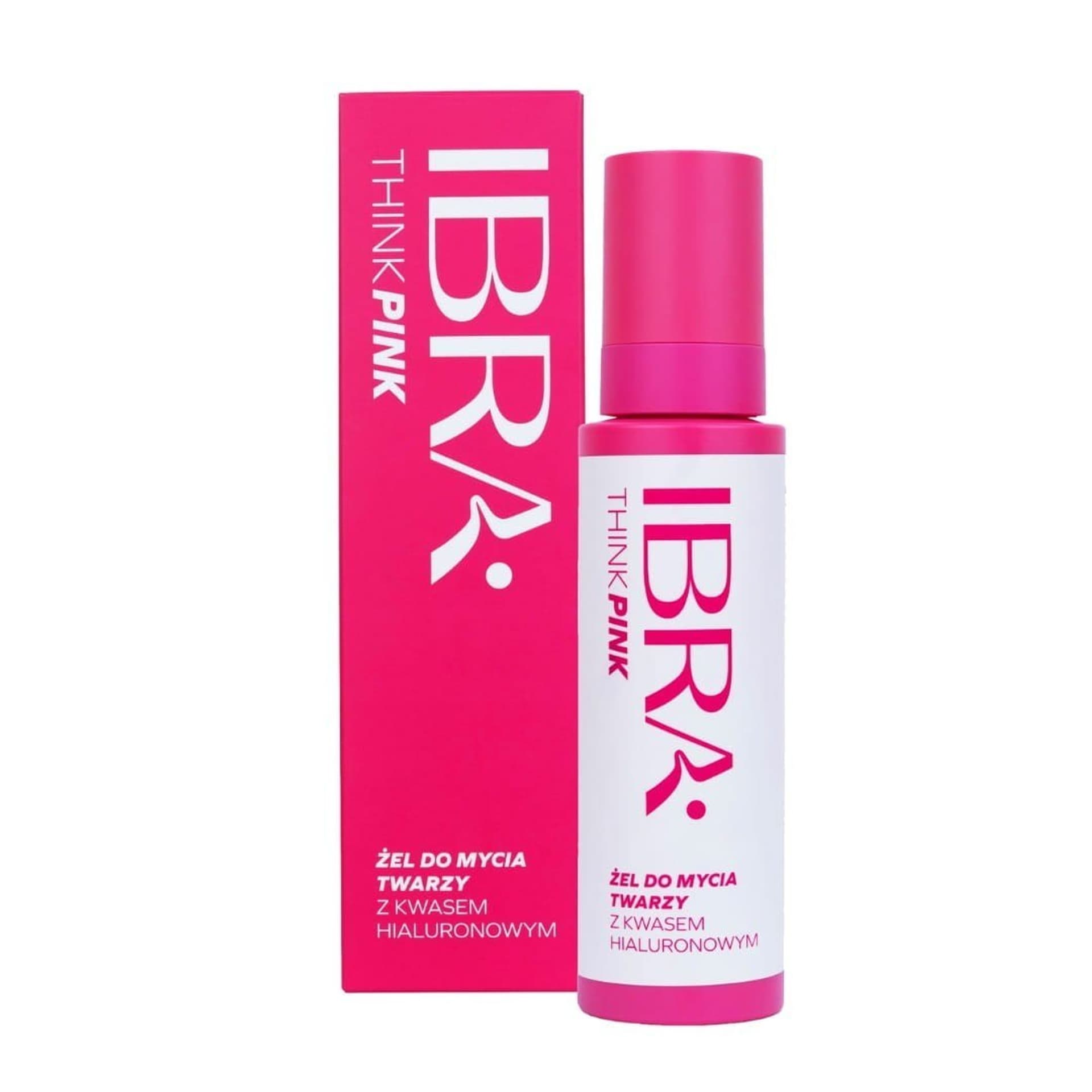 

IBRA Think Pink Żel do mycia twarzy z kwasem hialuronowym 150ml