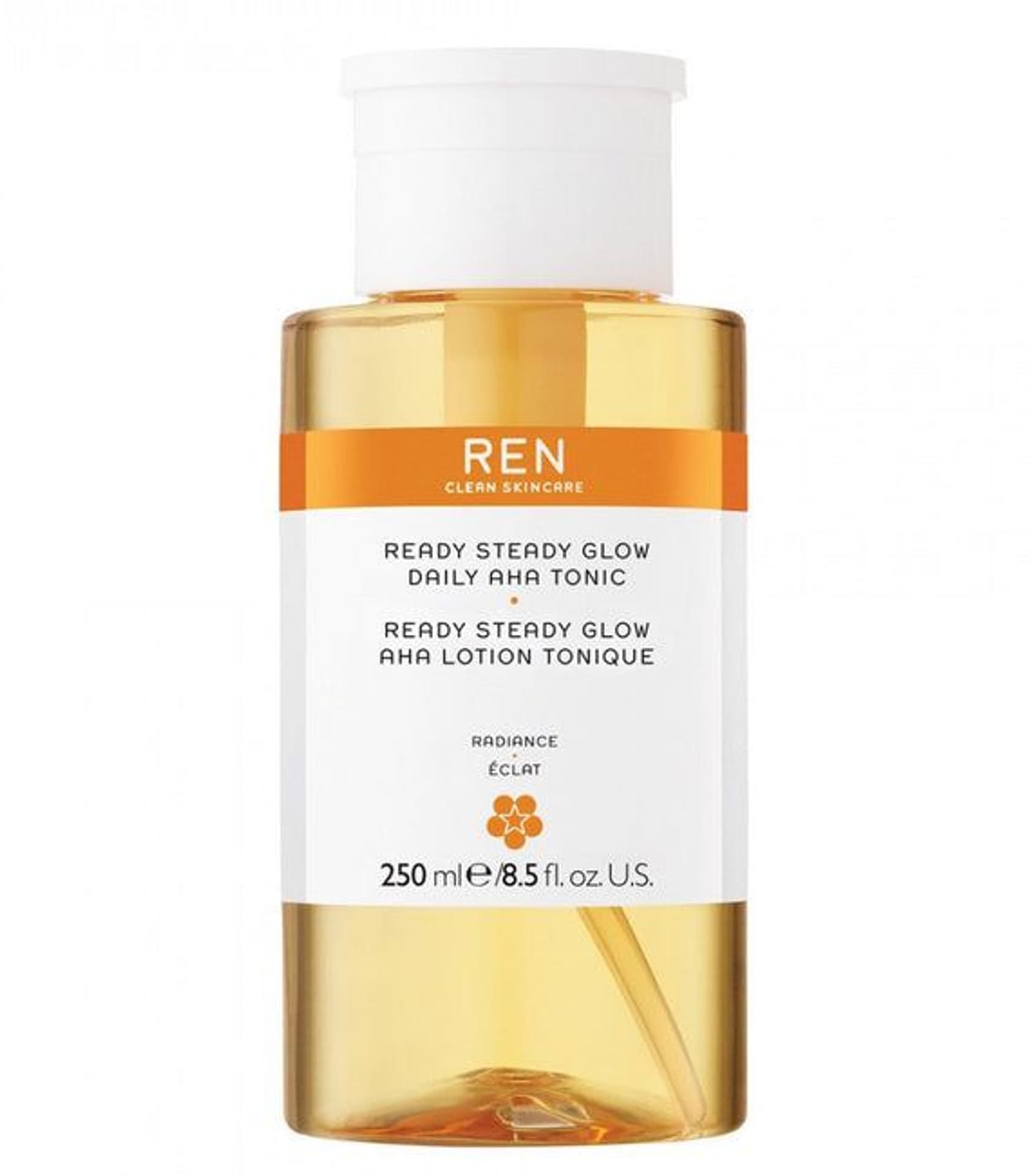 

REN Ready Steady Glow Daily AHA Tonic odnawiający tonik do twarzy 250ml