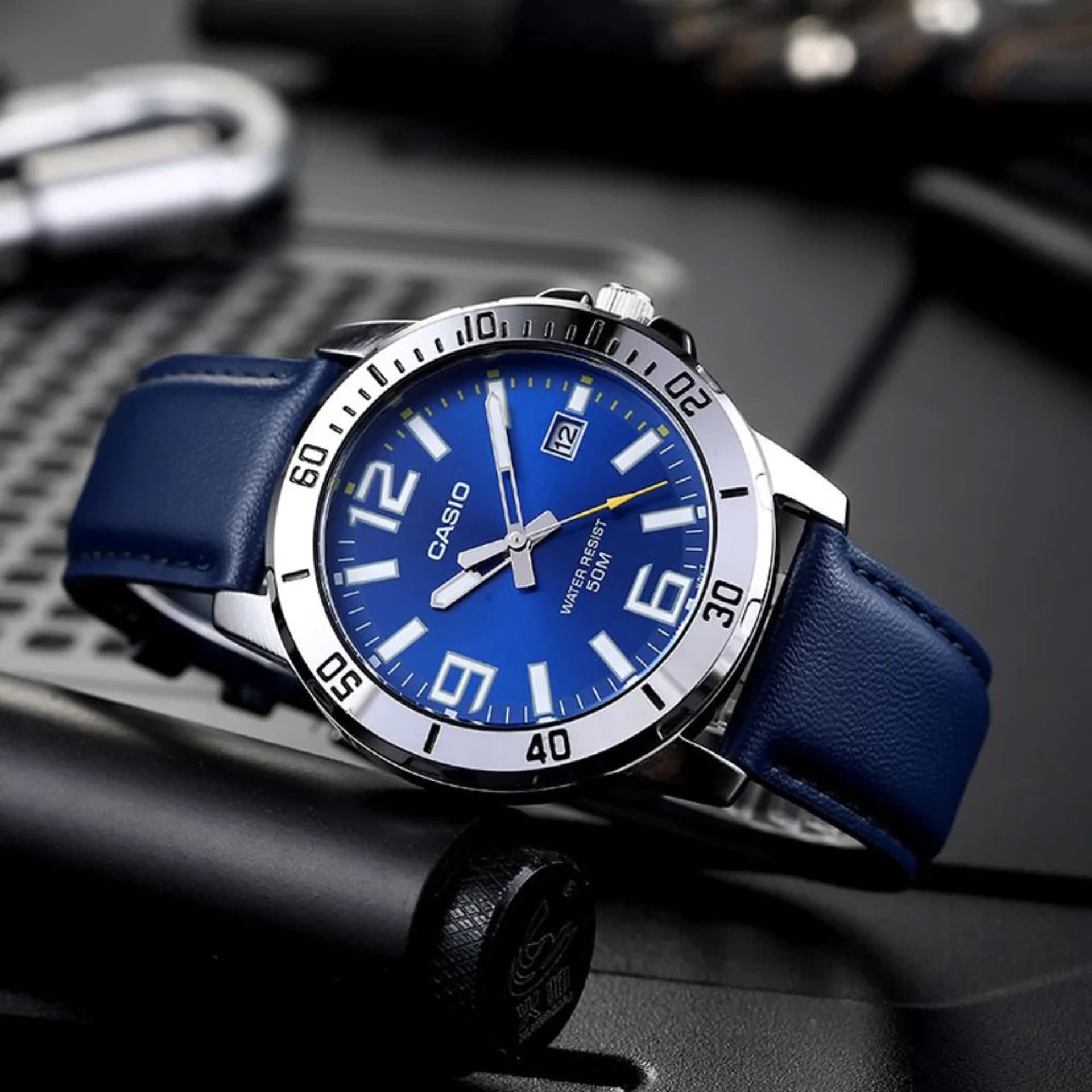 

ZEGAREK MĘSKI CASIO MTP-VD01L-2BV (zd169a) + BOX, Zd169a) + bo