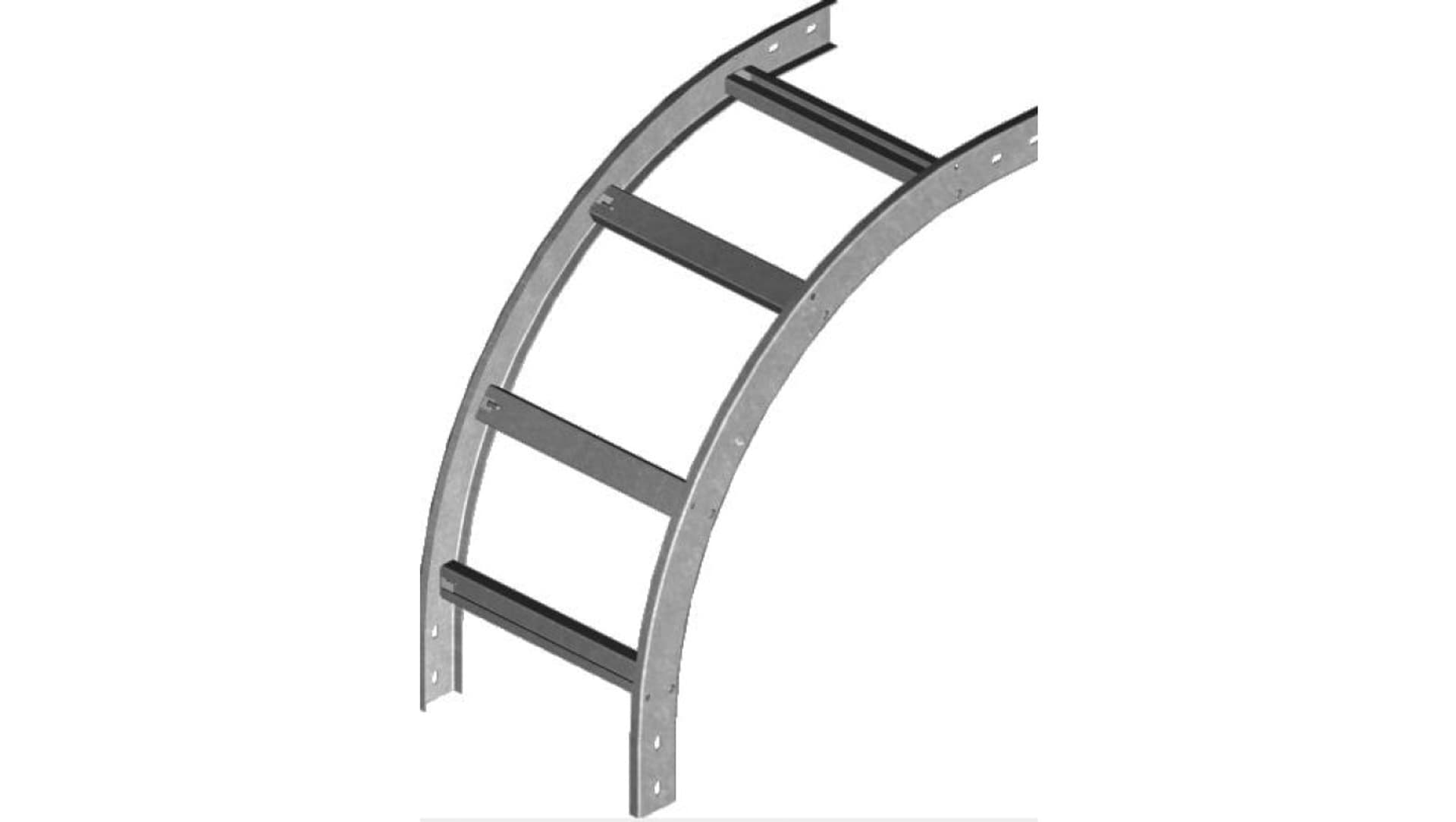 

Łuk pionowy zewnętrzny drabinki 90 stopni 400x60mm LPDZC400H60 N 469140