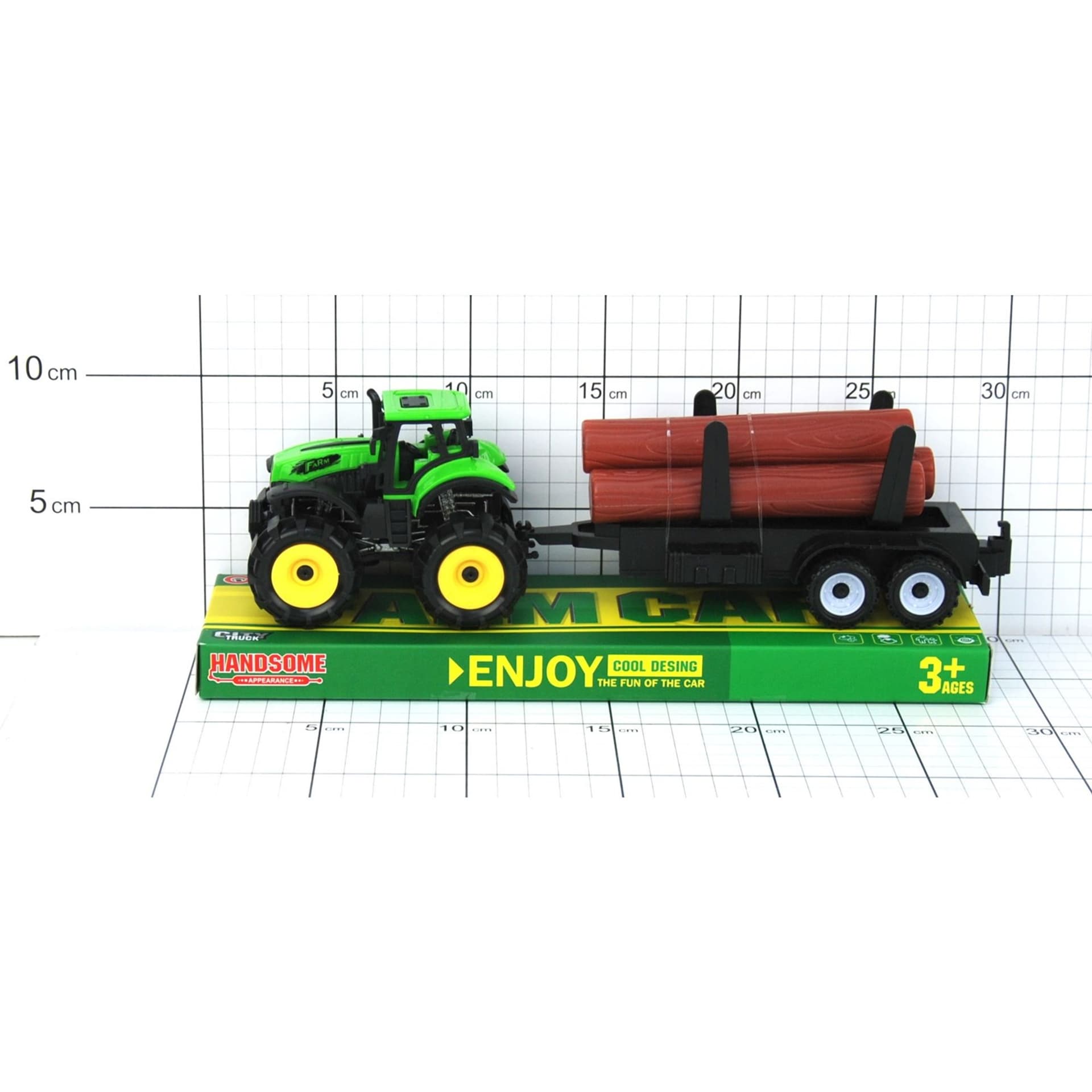 

TRAKTOR Z PRZYCZEPĄ POD KLOSZEM