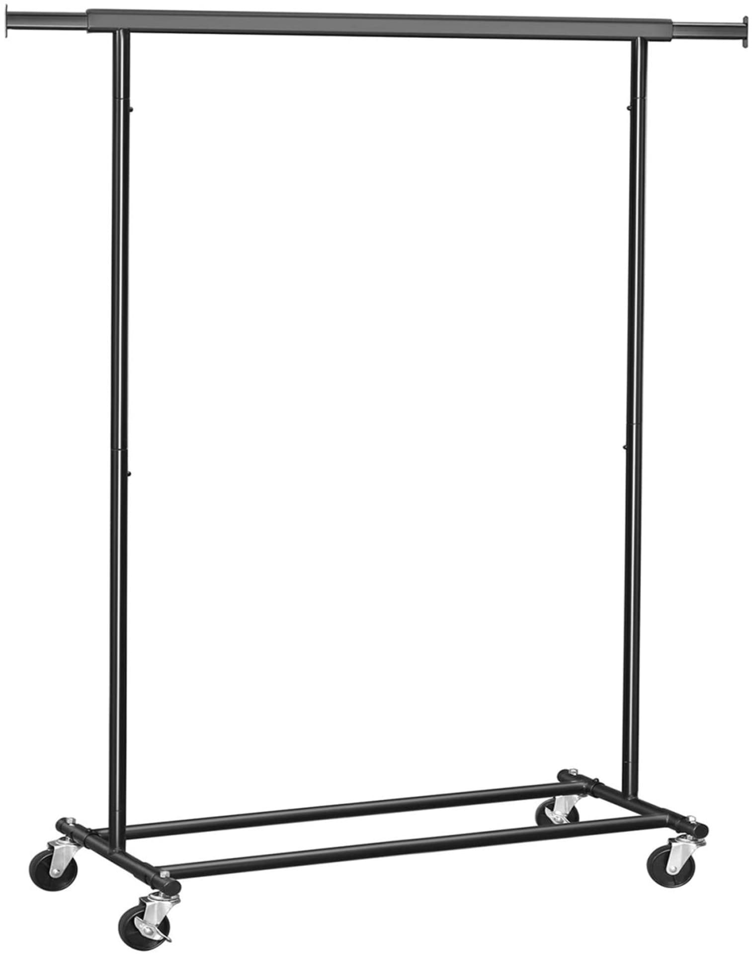 

Mobilny wieszak na ubrania czarny LOFT 160 cm