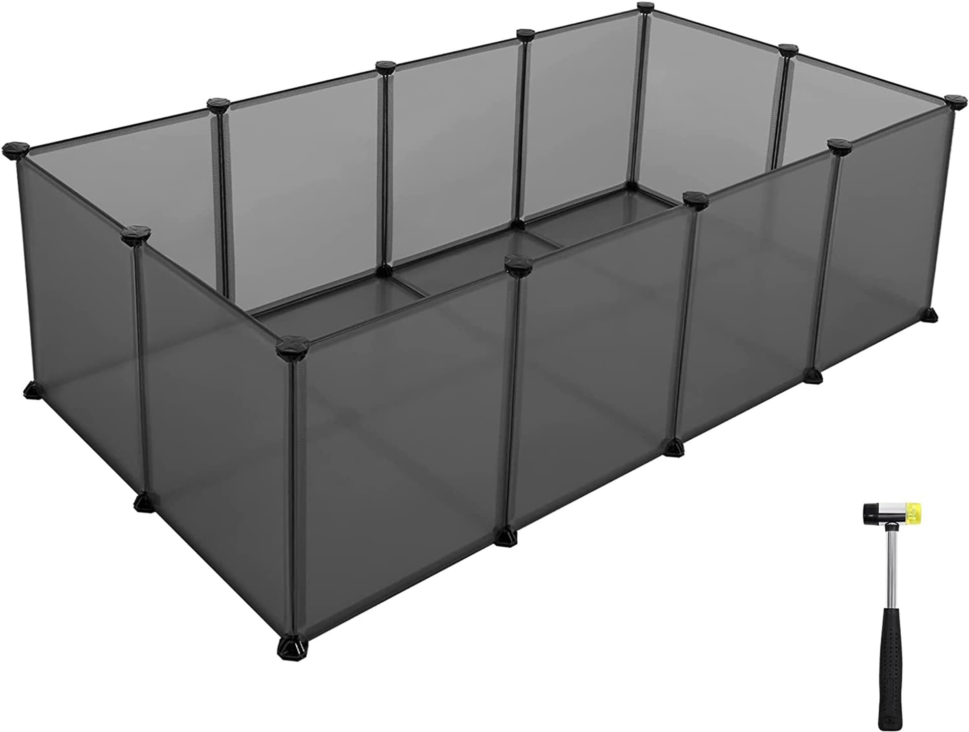 

Wybieg kojec dla małych zwierząt 143 cm ciemny