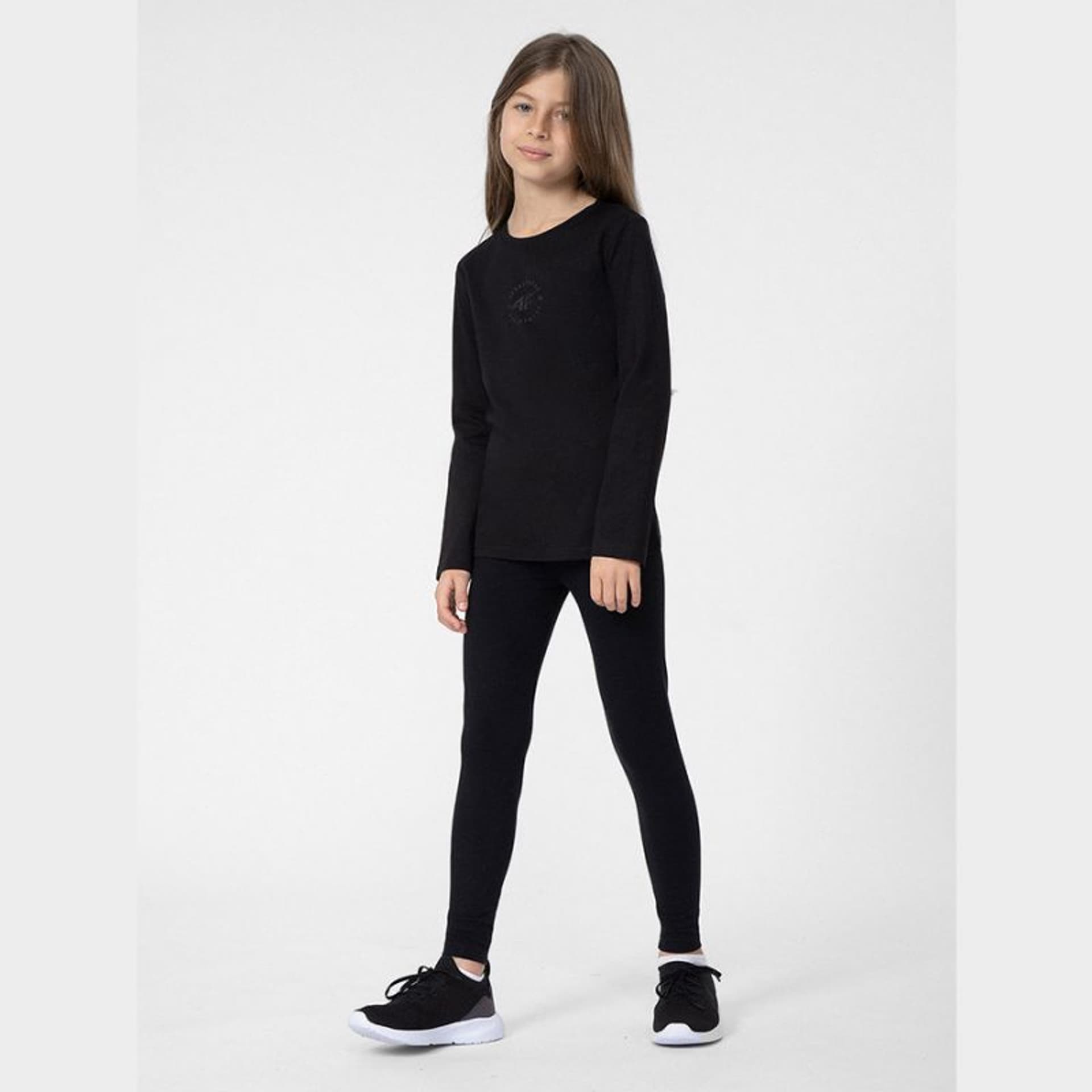 

Legginsy 4F Jr 4FJSS23TTIGF038 (kolor Czarny