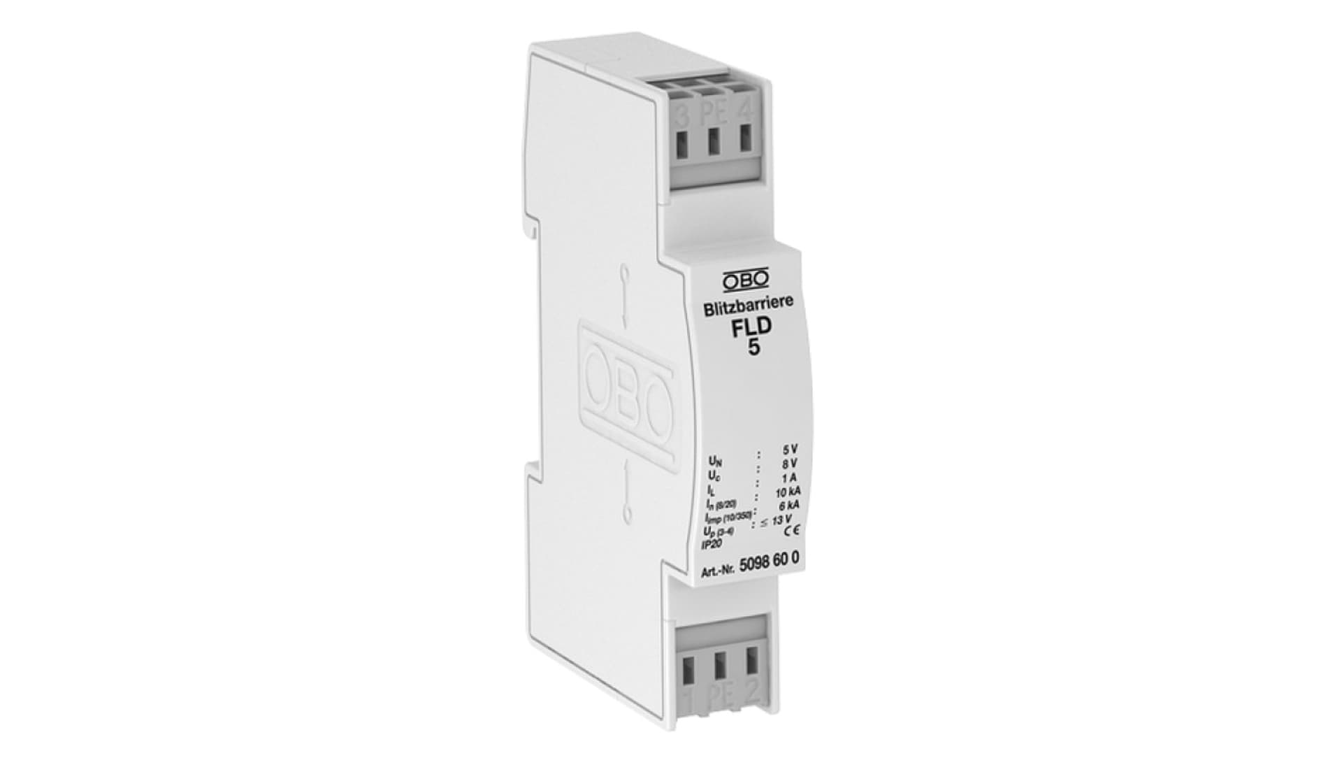 

Ogranicznik przepięć dla systemów dwużyłowych 19VAC/28VDC 5kA 10kV FLD 24 5098611