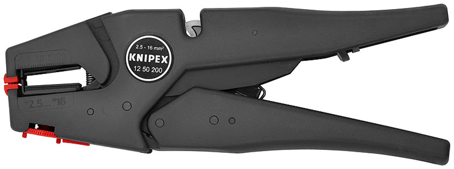 

Automatyczne szczypce do sciągania izolacji mm 2,5-16mm, 12 50 200, KNIPEX