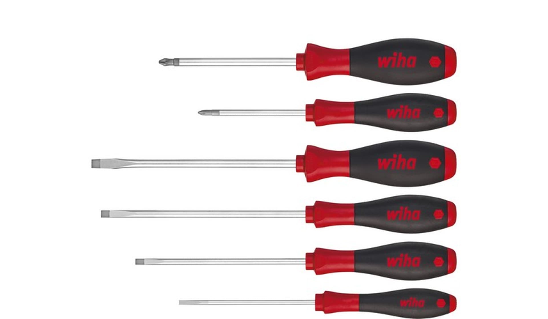 

Wiha Zestaw Wkrętaków SoftFinish płaski, Phillips 6-cz. 302HK6SO 07152