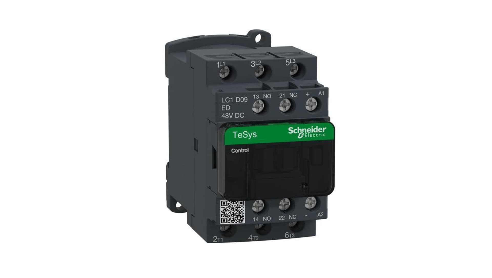 

TeSys Deca Stycznik mocy 9A 3P 48V DC 1Z 1R LC1D09ED