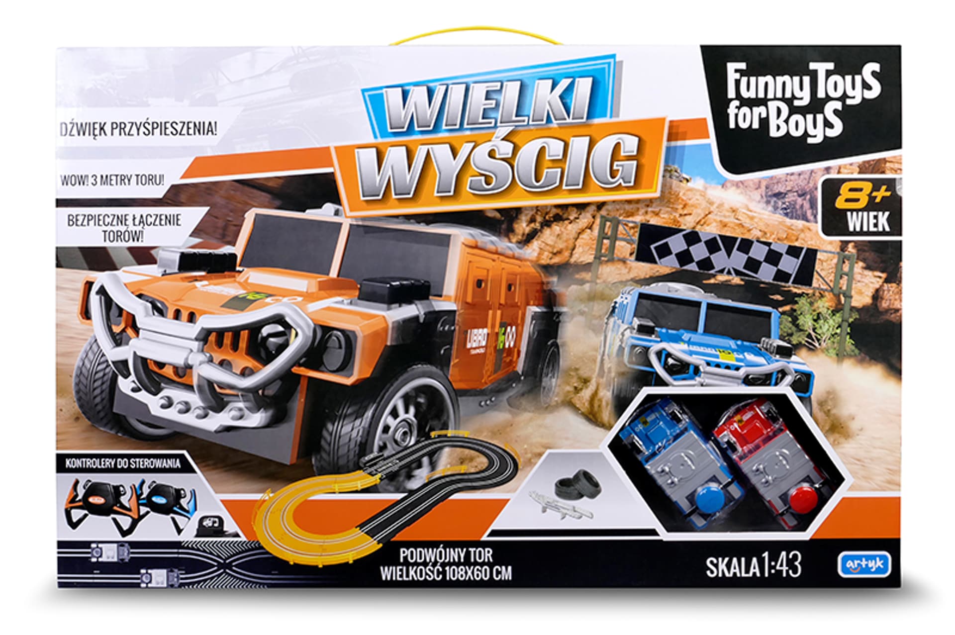 

TOR SAMOCHODOWY WIELKI WYŚCIG TOYS FOR BOYS