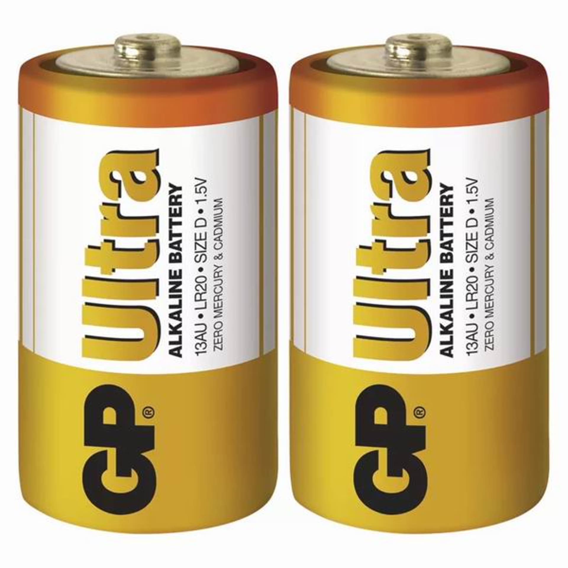 

Bateria alkaliczna, ogniwo typ D, 1.5V, GP, blistr, 2-pack, Ultra