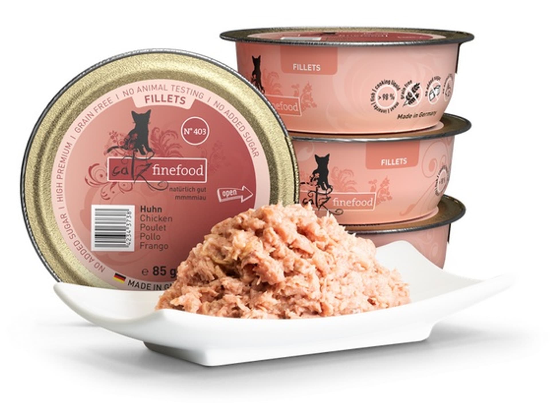 

Catz Finefood Filety N.403 Kurczak tacka 85g