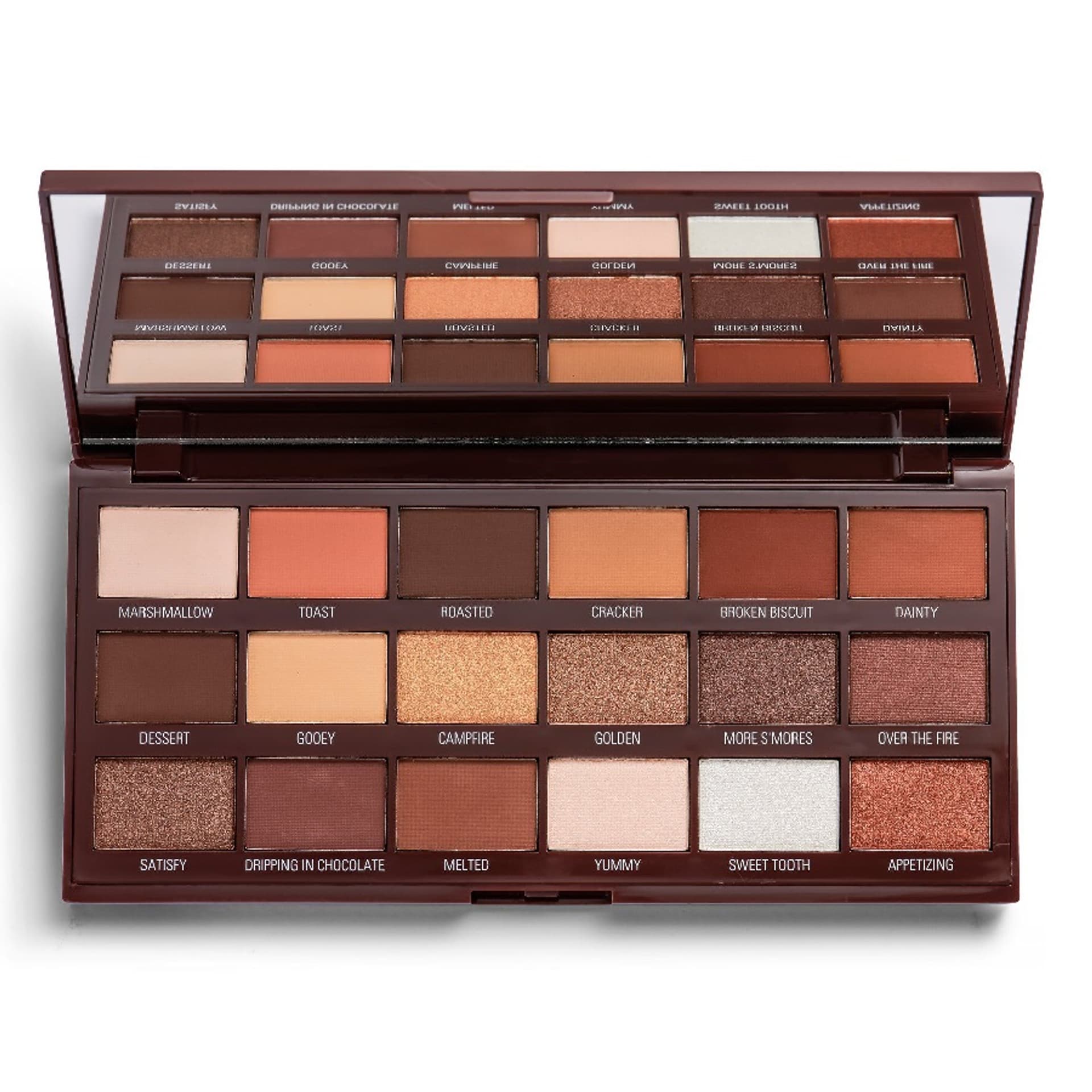 

MAKEUP REVOLUTION I Heart Revolution Chocolate Eyeshadow Palette paleta cieni do powiek Smores 18g