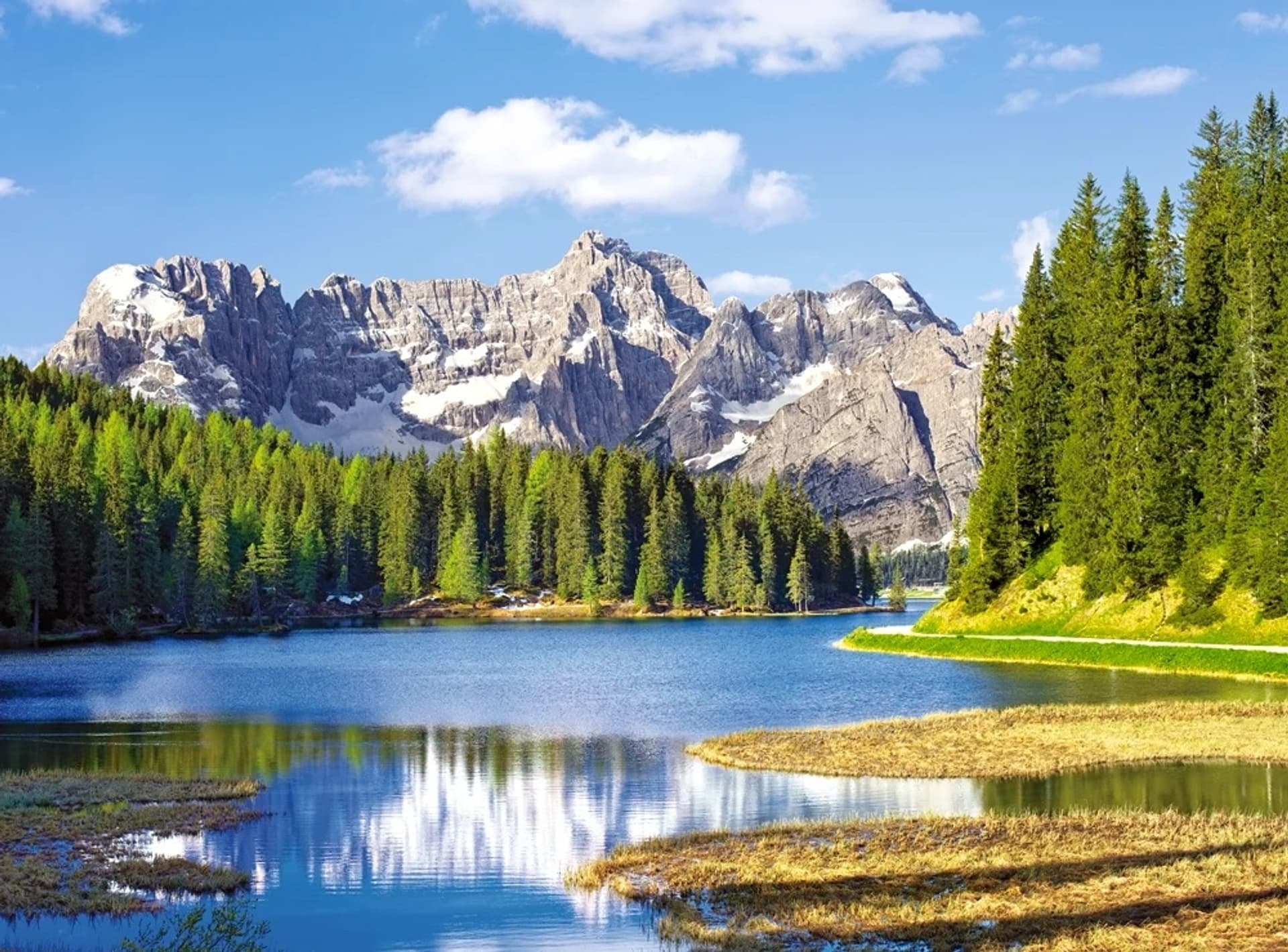 

CASTORLAND Puzzle układanka 3000 elementów Misurina Lake Italy - Jezioro Misurina we Włoszech 92x68cm
