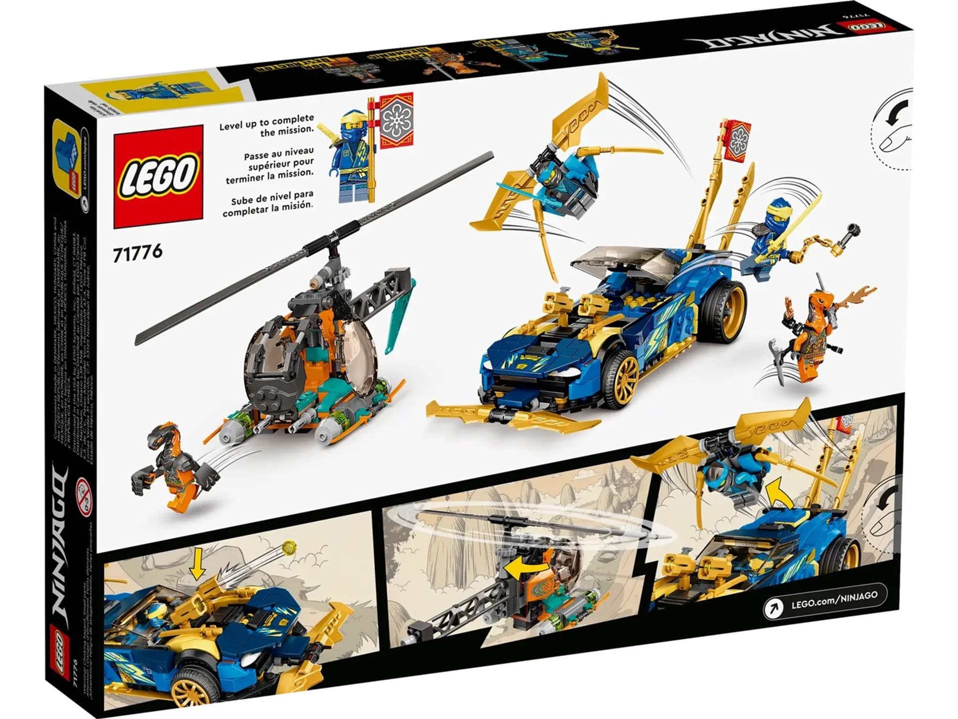 

LEGO Ninjago 71776 Wyścigówka EVO Jaya i Nyi