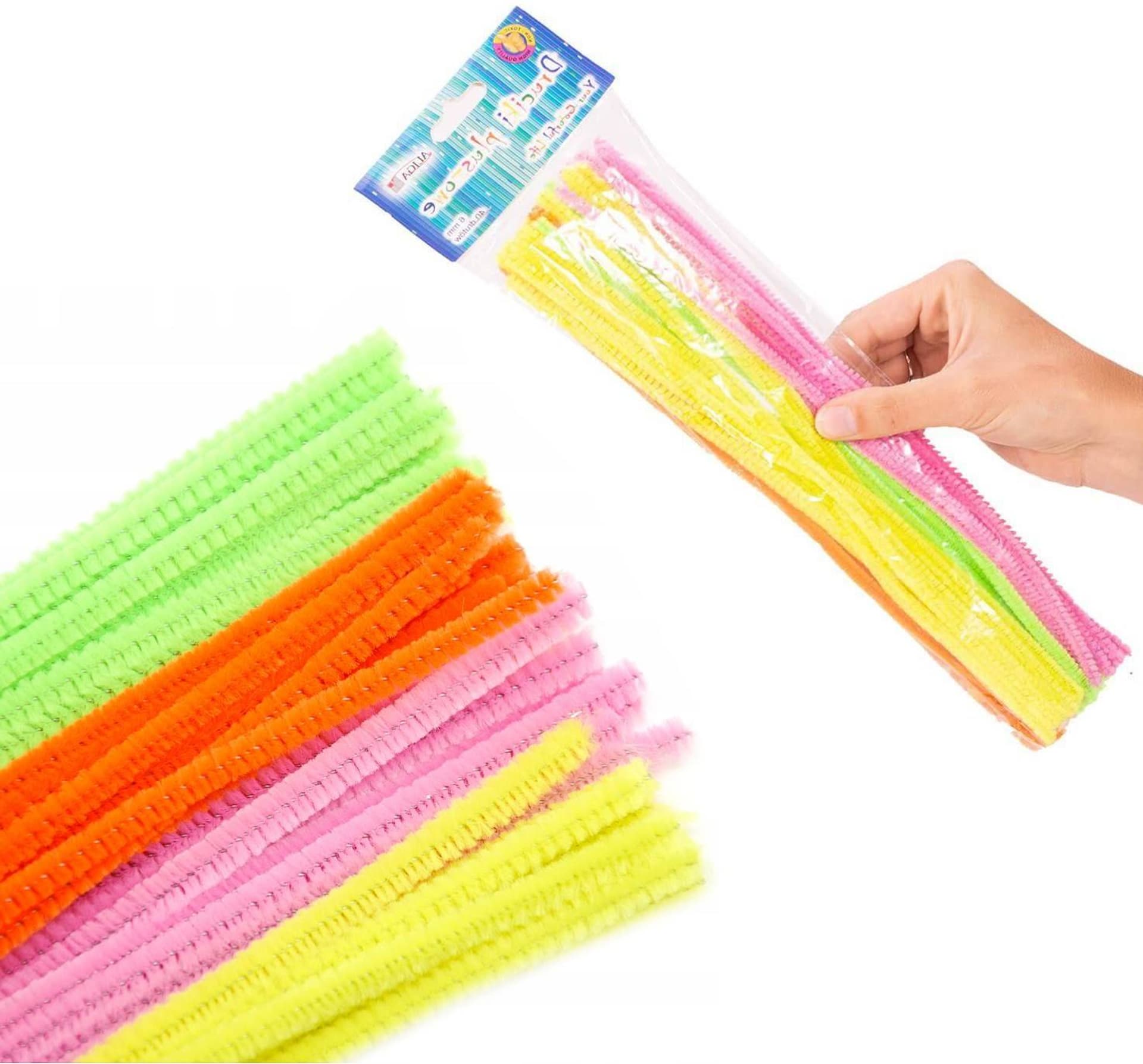

DRUCIKI PLUSZOWE MIX NEONOWE 30cm