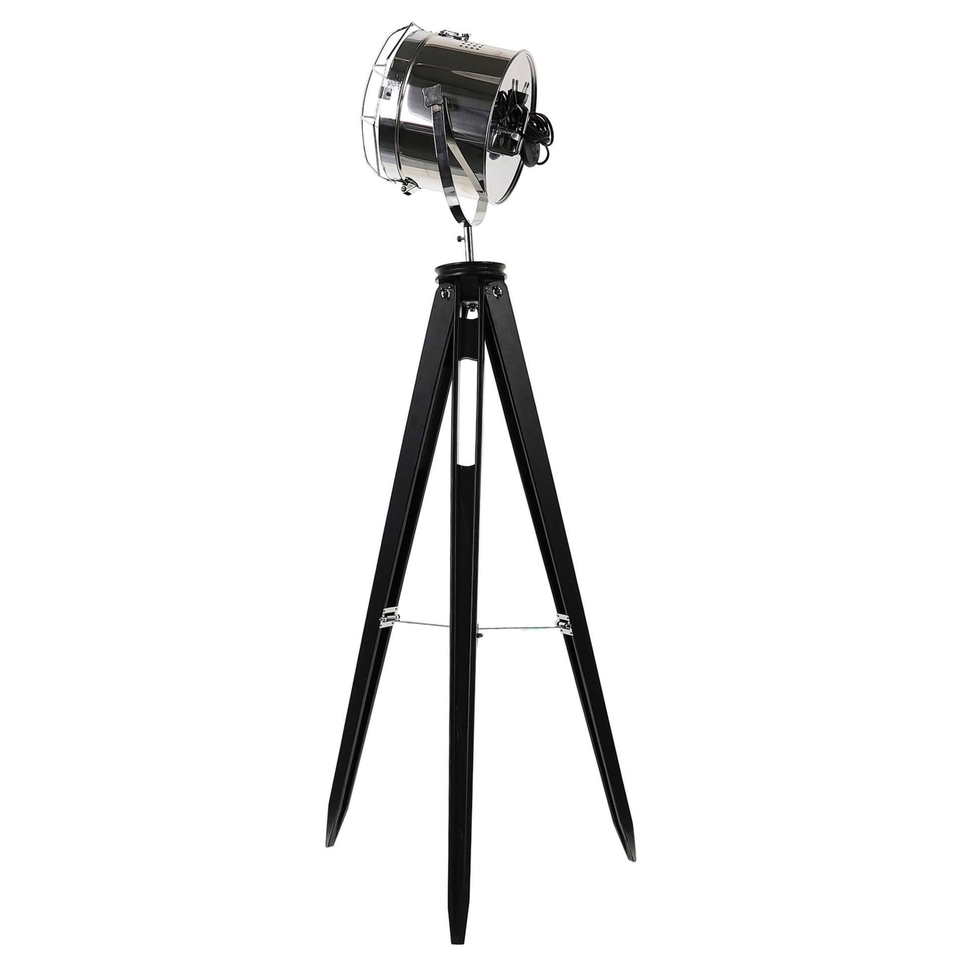 

drewniana lampa - trójnóg 64×153cm
