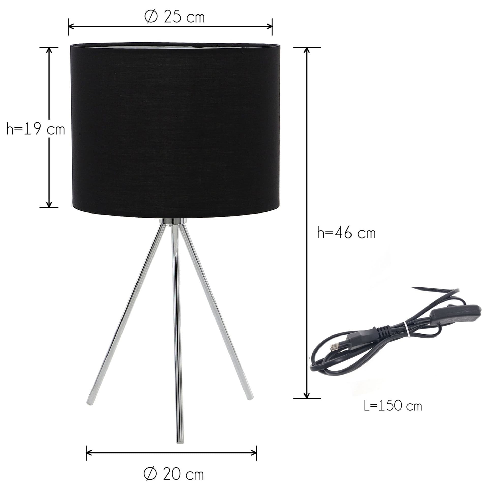 

lampa stołowa h=46,5cm