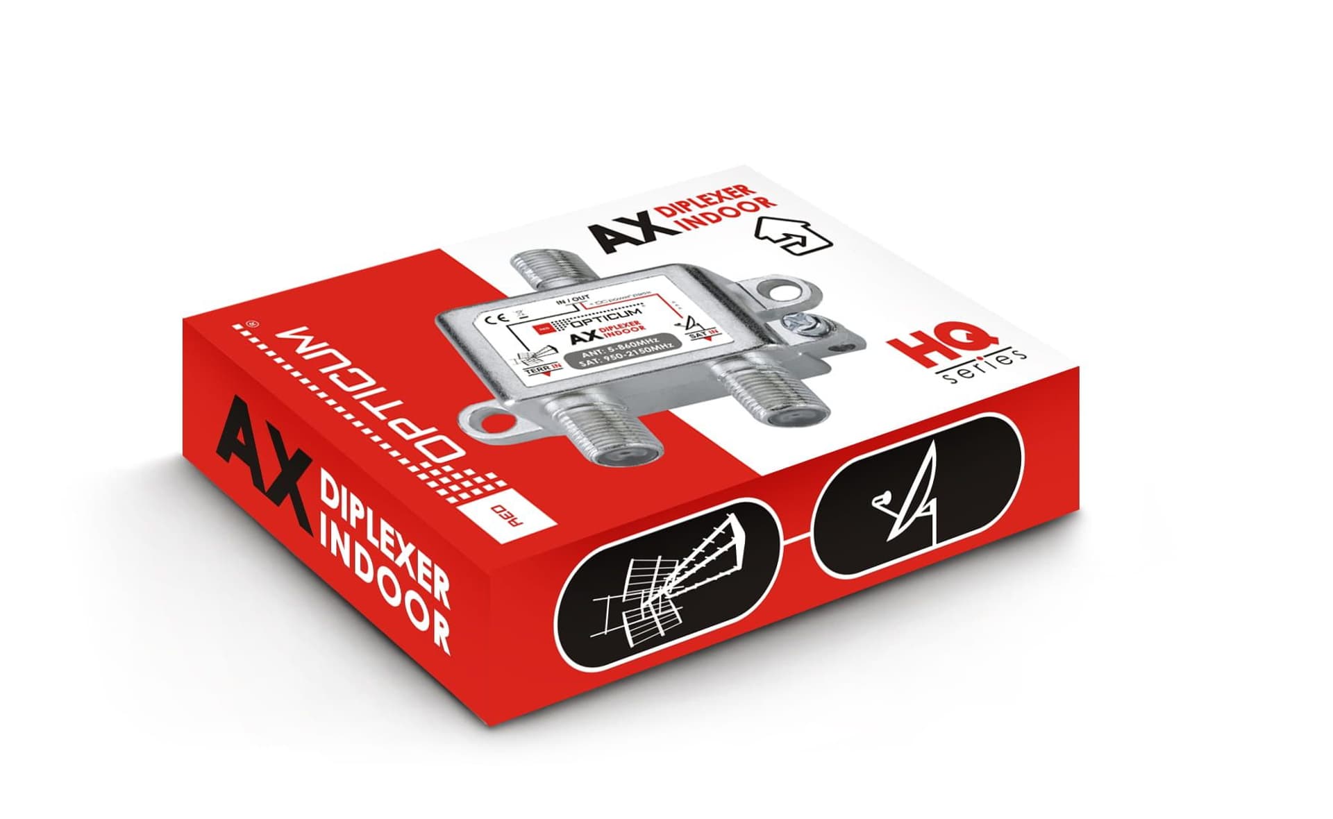 

Sumator AX Diplexer Indoor HQ Series Sat + DVB-T