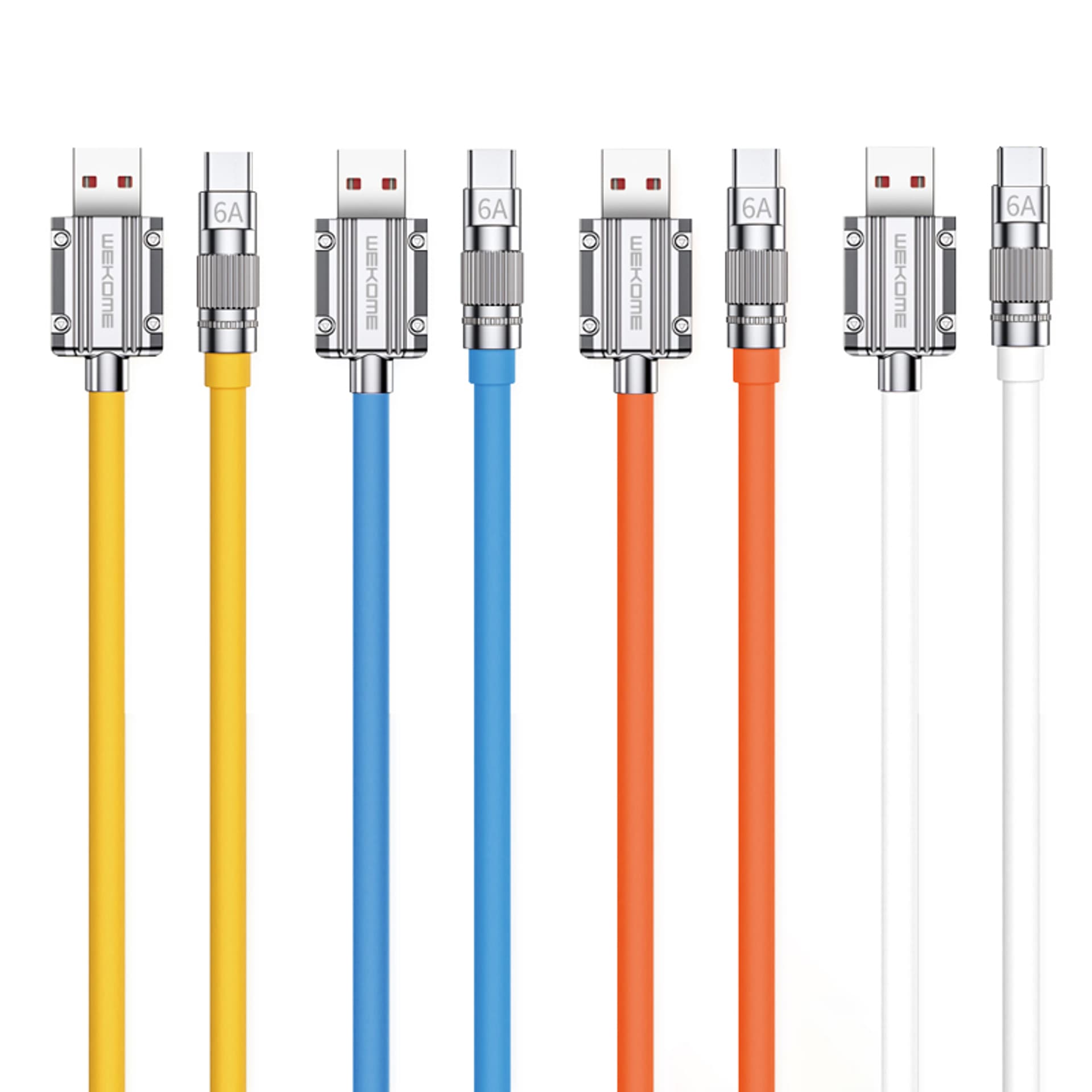 

WEKOME WDC-186 Wingle Series - Kabel połączeniowy USB-A do USB-C Fast Charging 1 m (Pomarańczowy)
