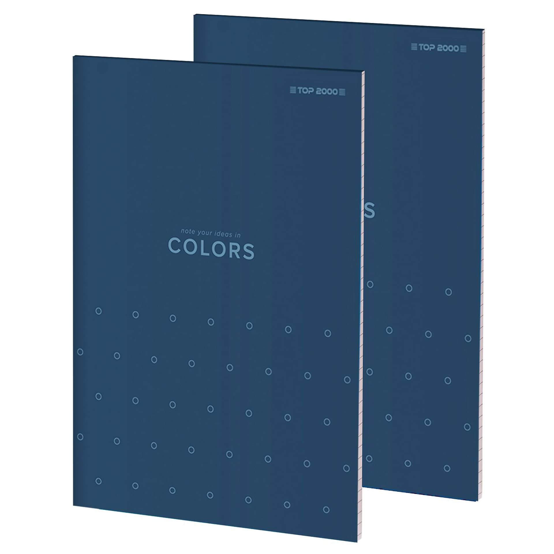 

Blok notatnikowy A5 100k kratka COLORS 400169240 TOP 2000