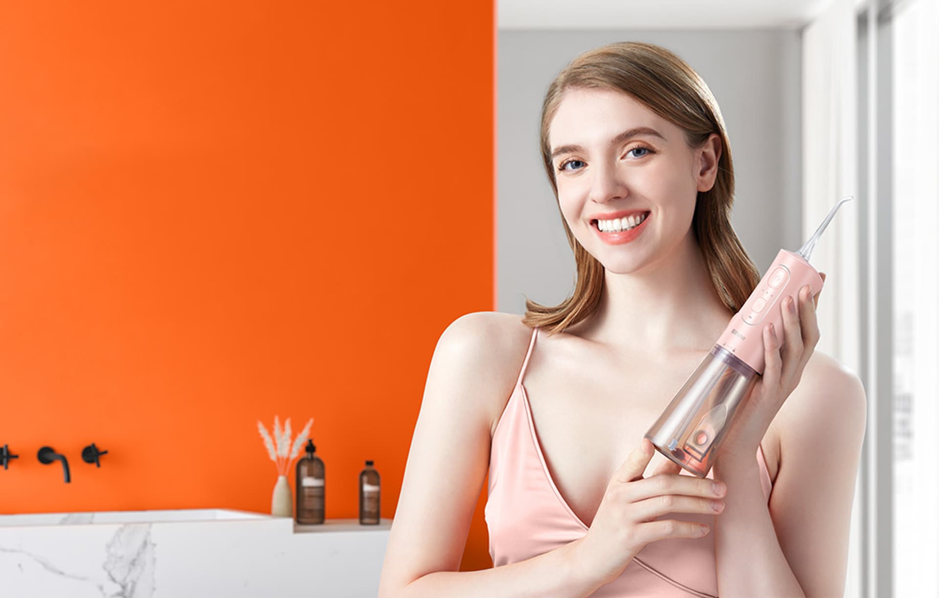 

Irygator z zestawem dysz Bitvae C2 (różowy)