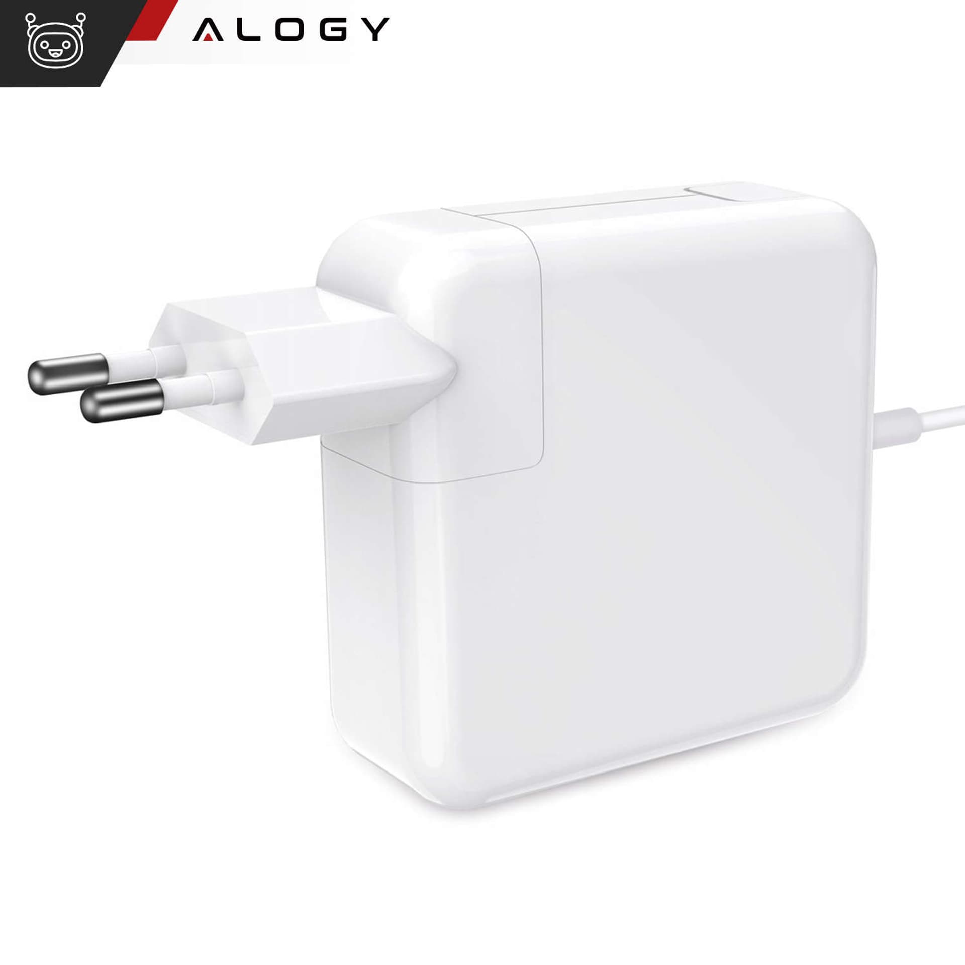 

Ładowarka zasilacz do MacBooka Alogy Charger do Apple MacBook MagSafe 2 T-type 60W Biała