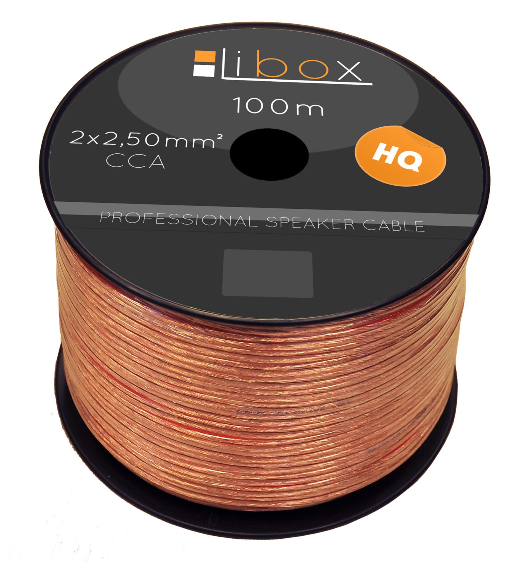 

Przewód głośnikowy CCA 2x2,50 ECa LB0009 LIBOX /100m/
