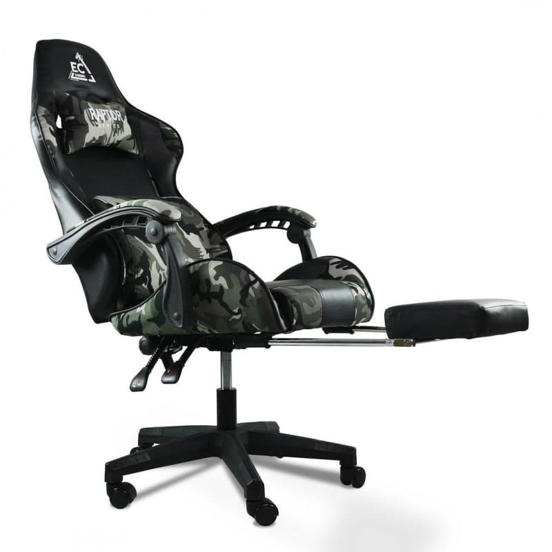

Fotel gamingowy obrotowy z podnóżkiem EC GAMING KO02MORO