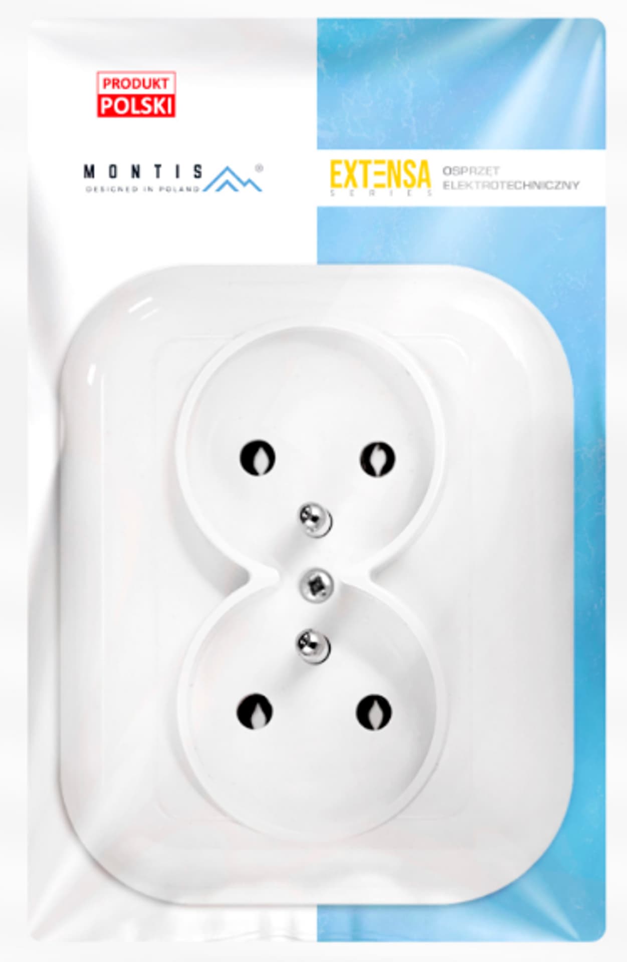 

GNIAZDO GNIAZDKO PODWÓJNE Z UZIEMIENIEM SIECIOWE