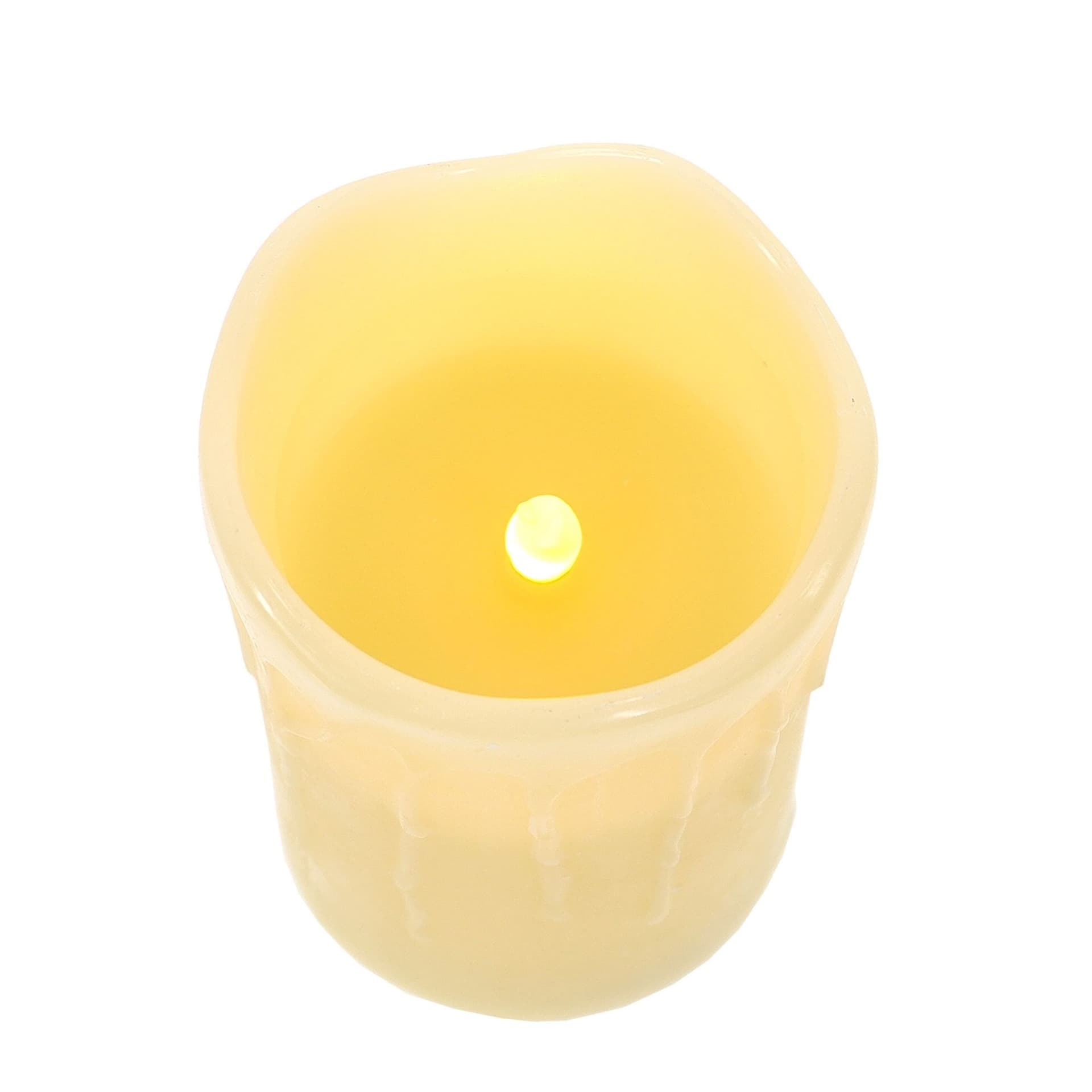 

mała świeca woskowa LED 5×5cm