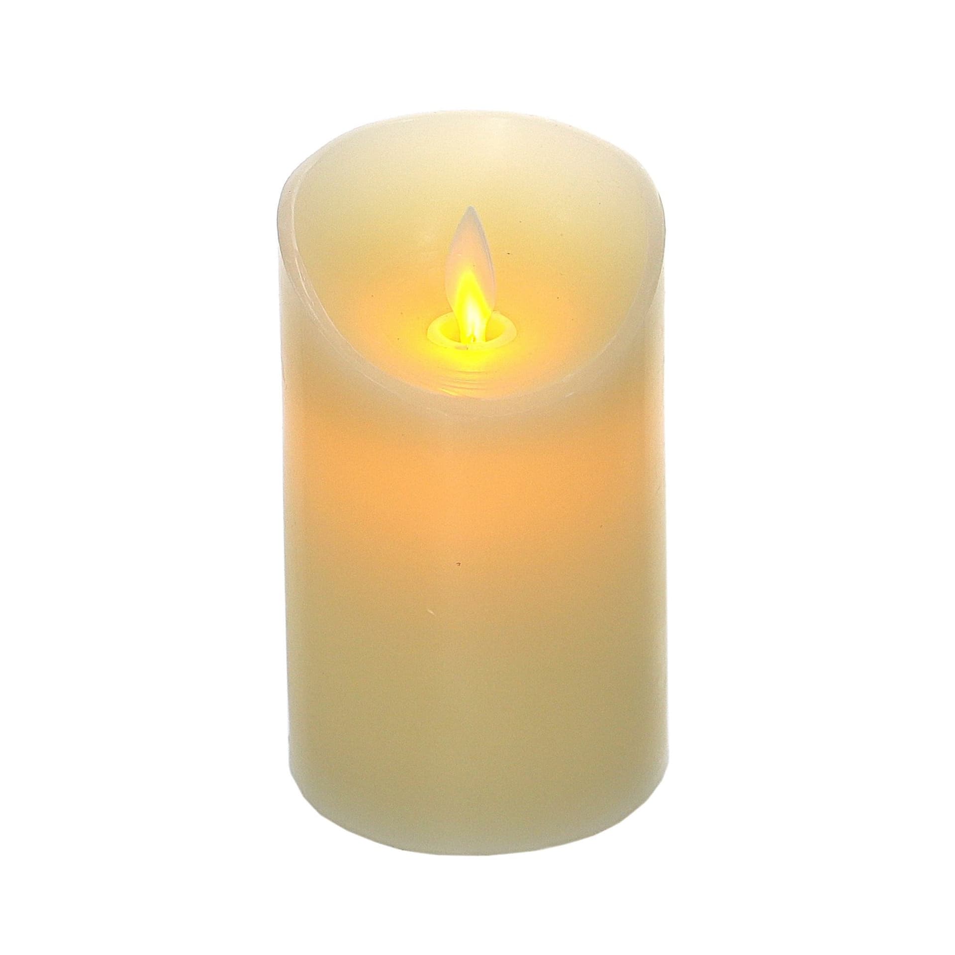

świeca woskowa led z tańczącym płomieniem 7,5×12,5cm