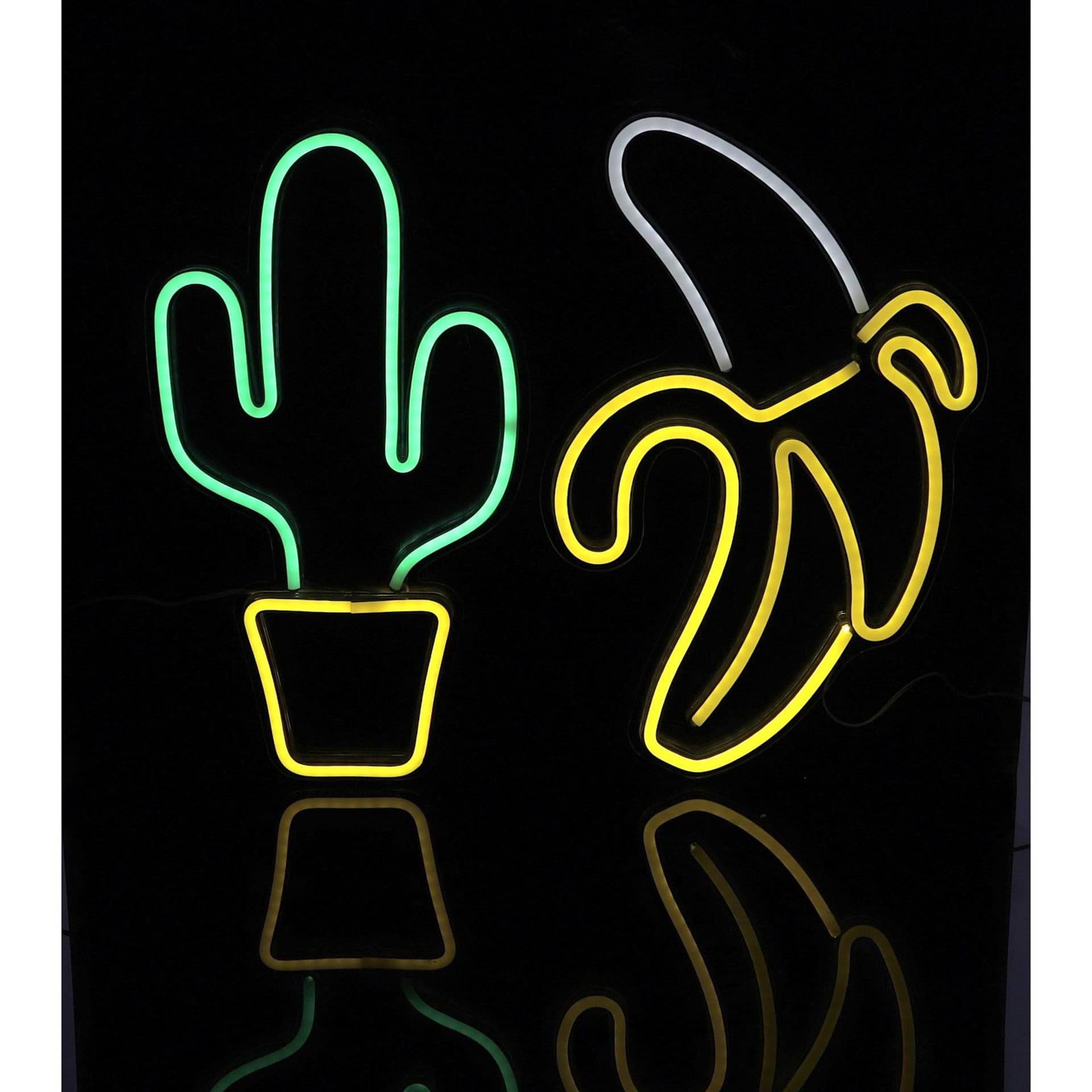 

neon LED-banan na pleksie do powieszenia na ściane 32x46cm