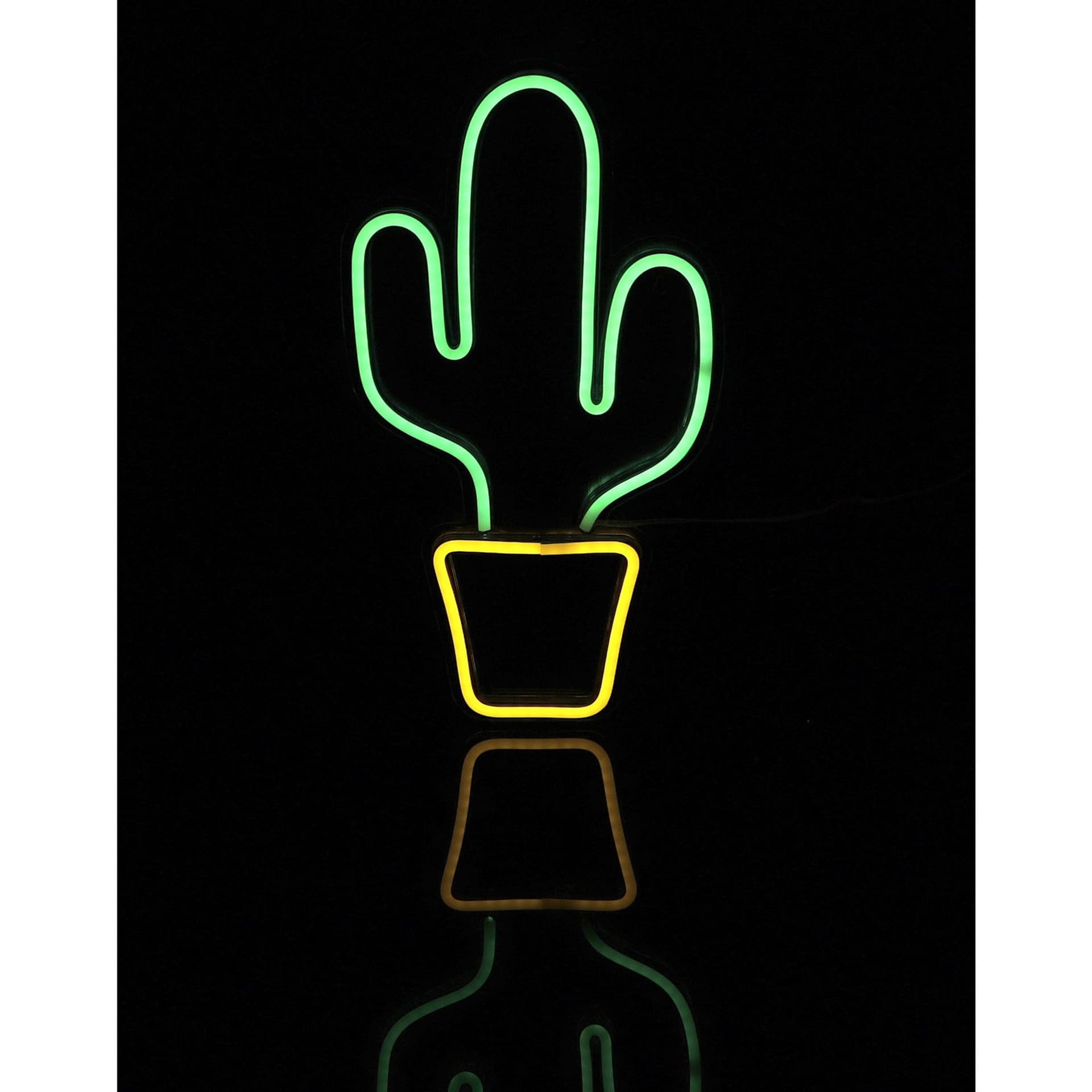 

neon LED-kaktus do powieszenia na ścianie 25x46,5cm