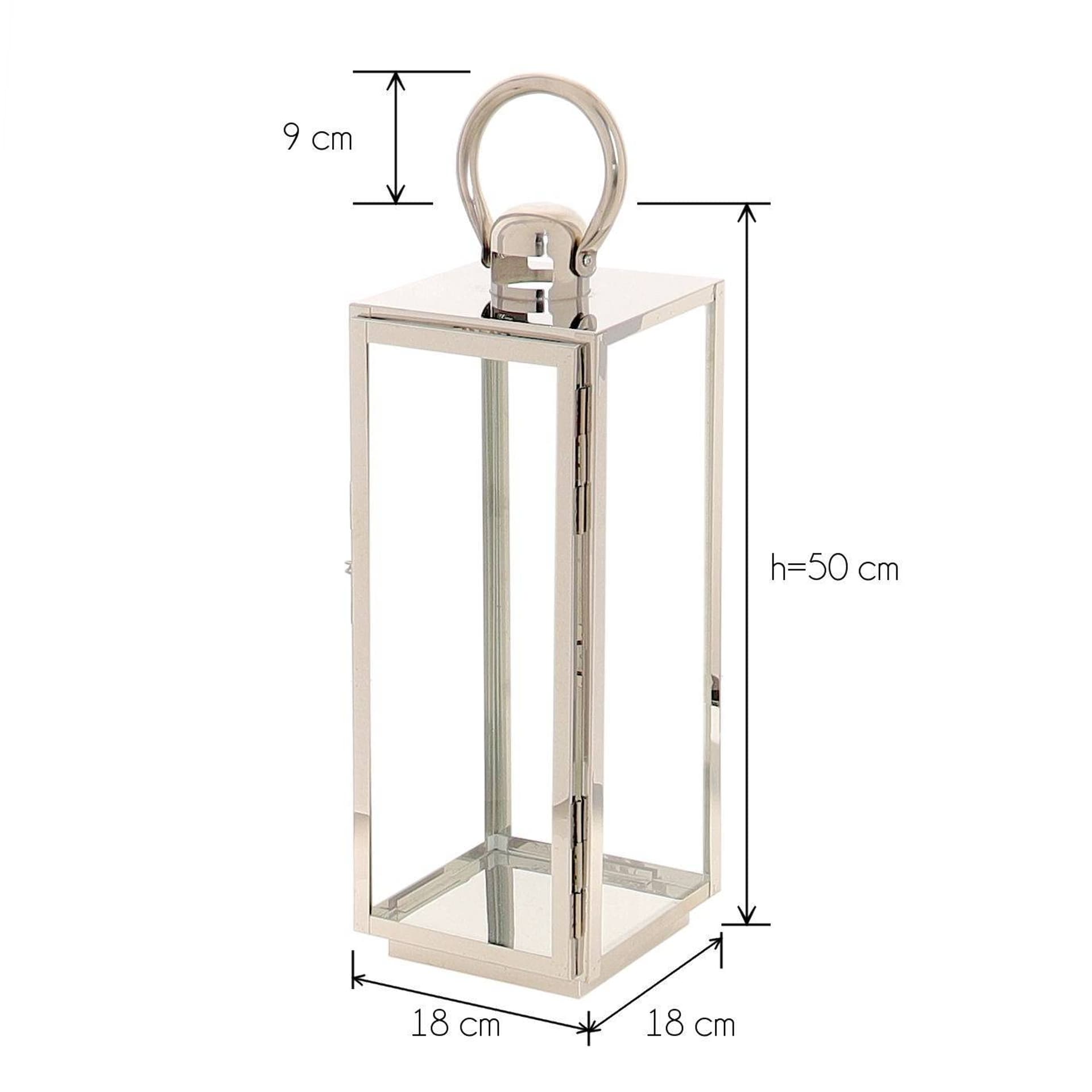 

latarnia metalowa h=50 cm