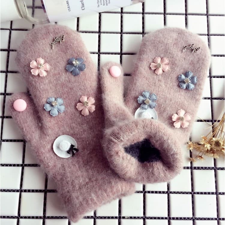 

RĘKAWICZKI CUTE ANGEL, KWIATKI REK129