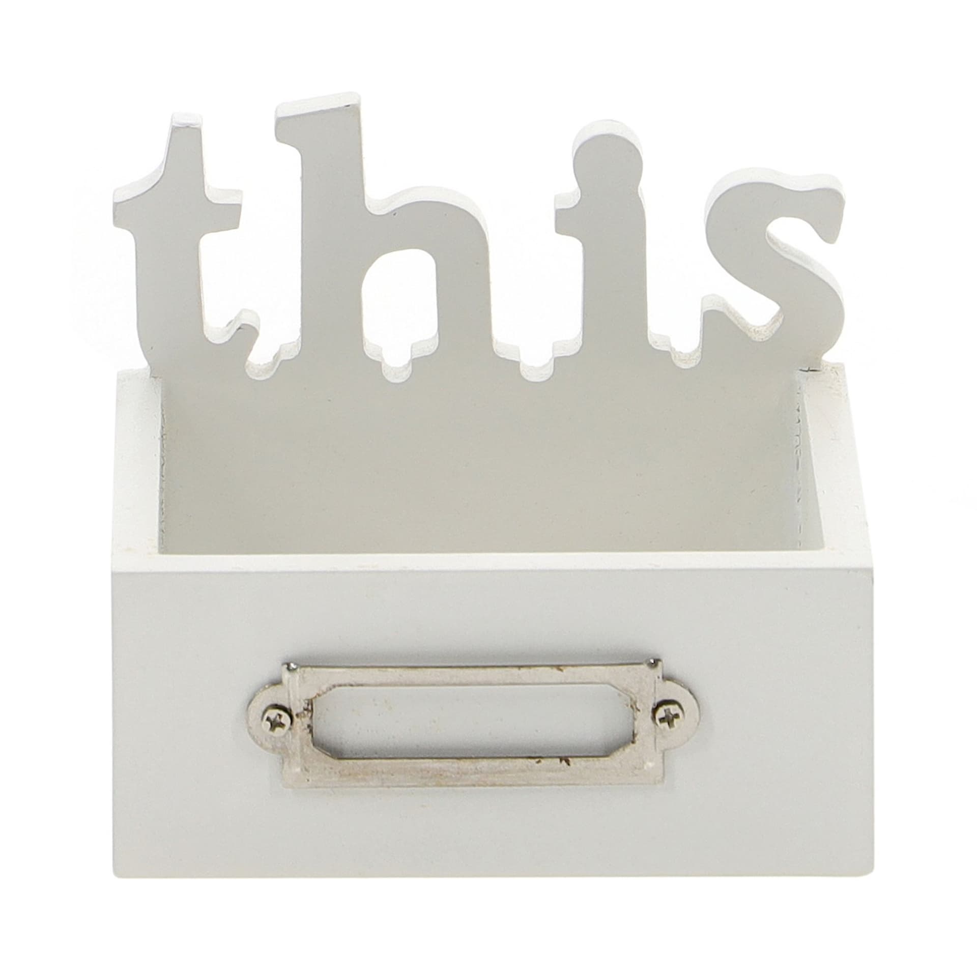 

mały organizer biurkowy ,,this'' 10×8×8,5 c m