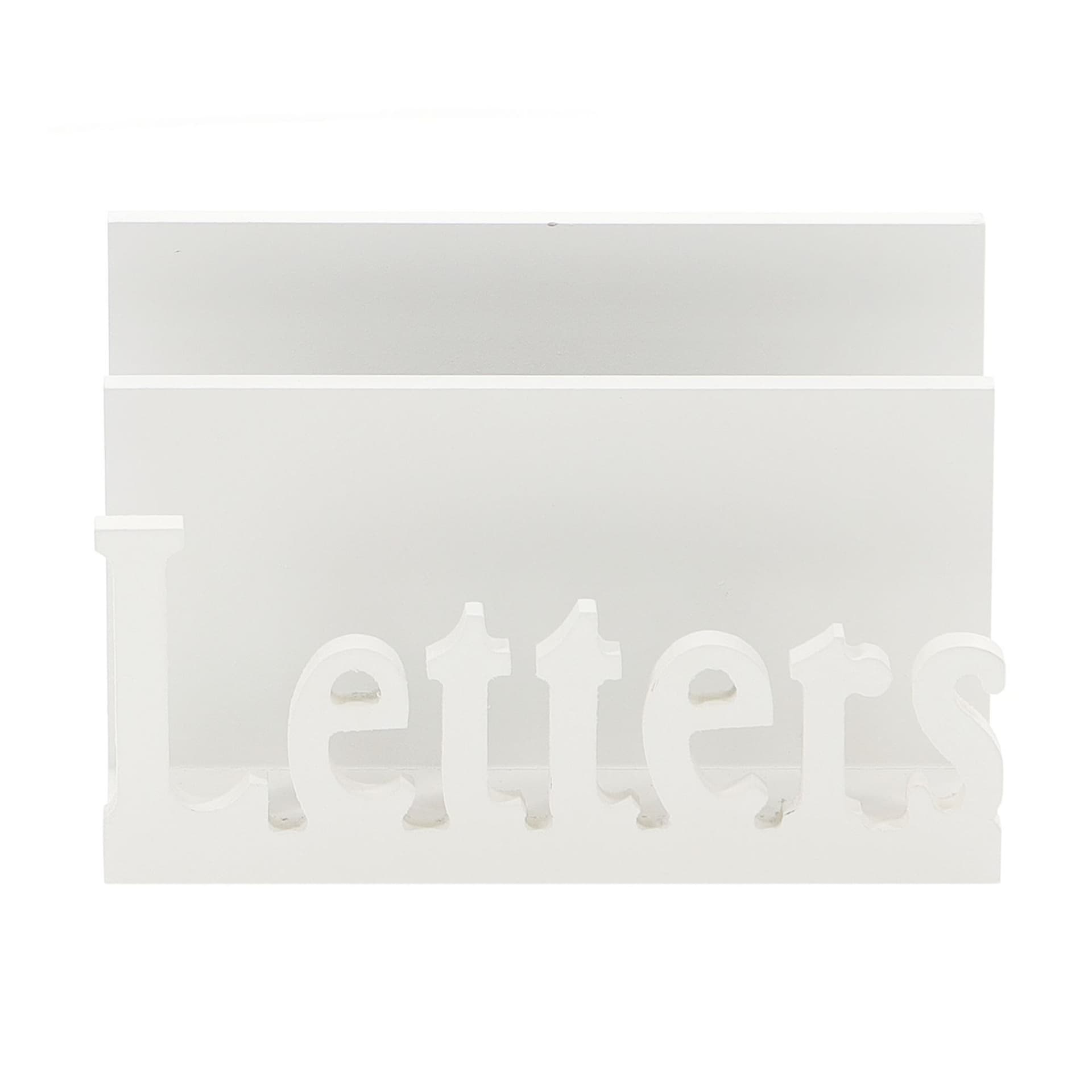 

drewniany listownik na biurko ,,letters'' 16×7×10cm