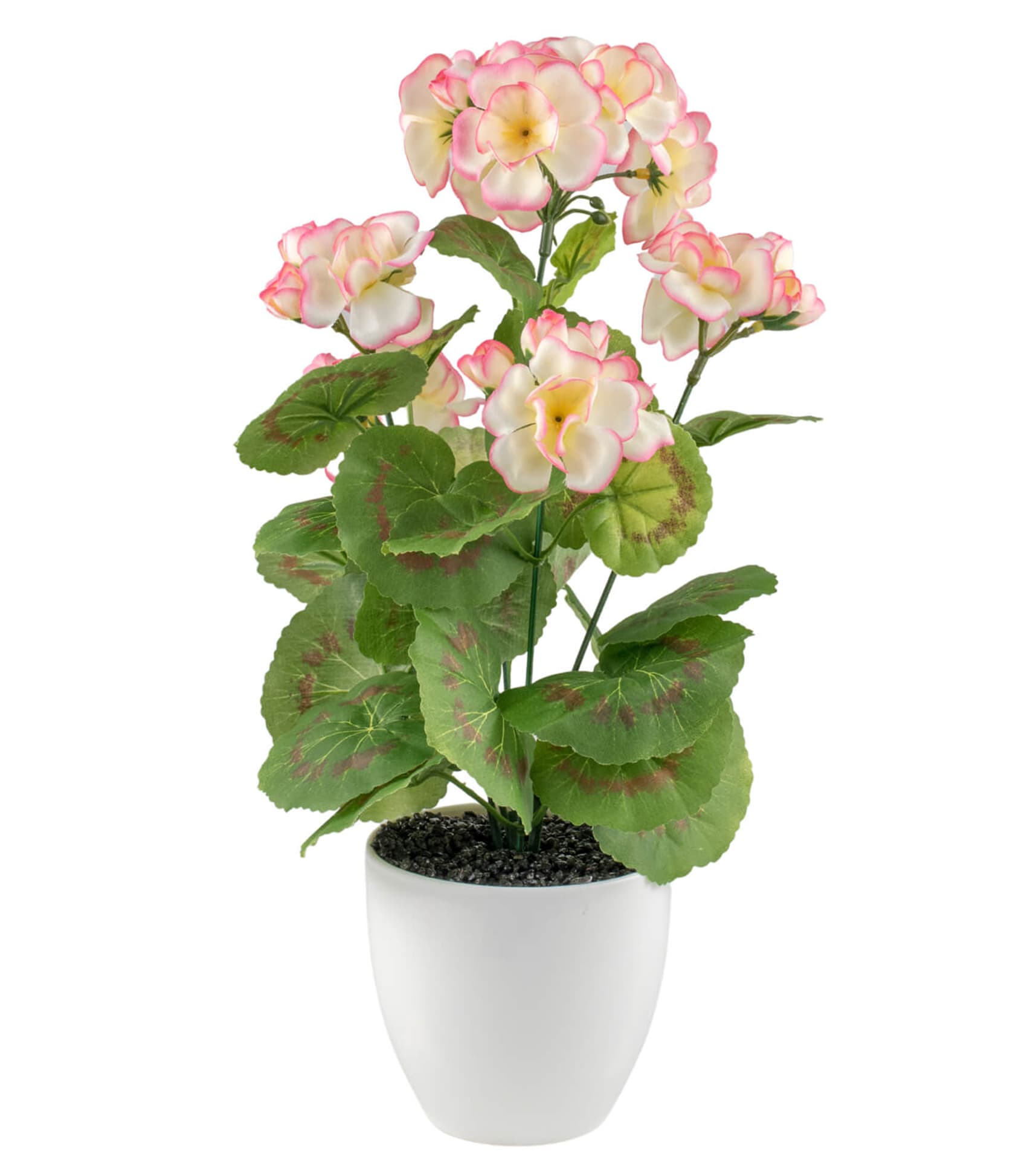 

Pelargonia sztuczna biała 34 cm