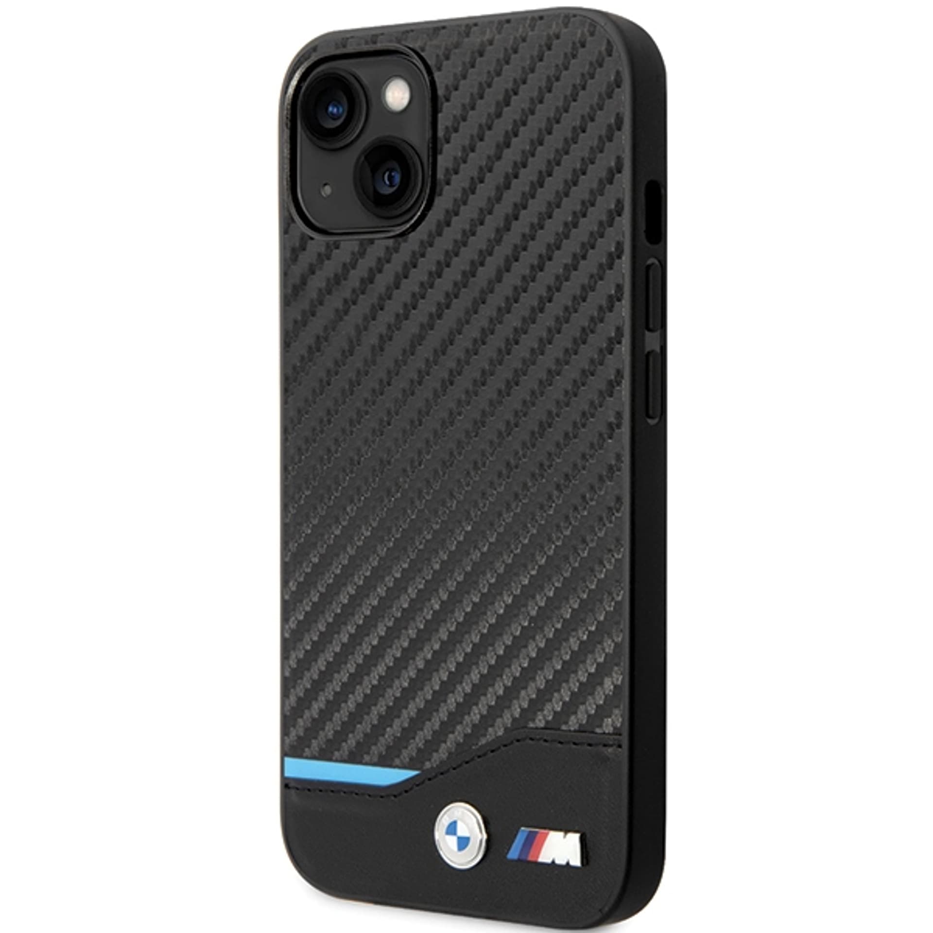 

Etui BMW BMHCP13M22NBCK iPhone 13 6.1" czarny/black Leather Carbon