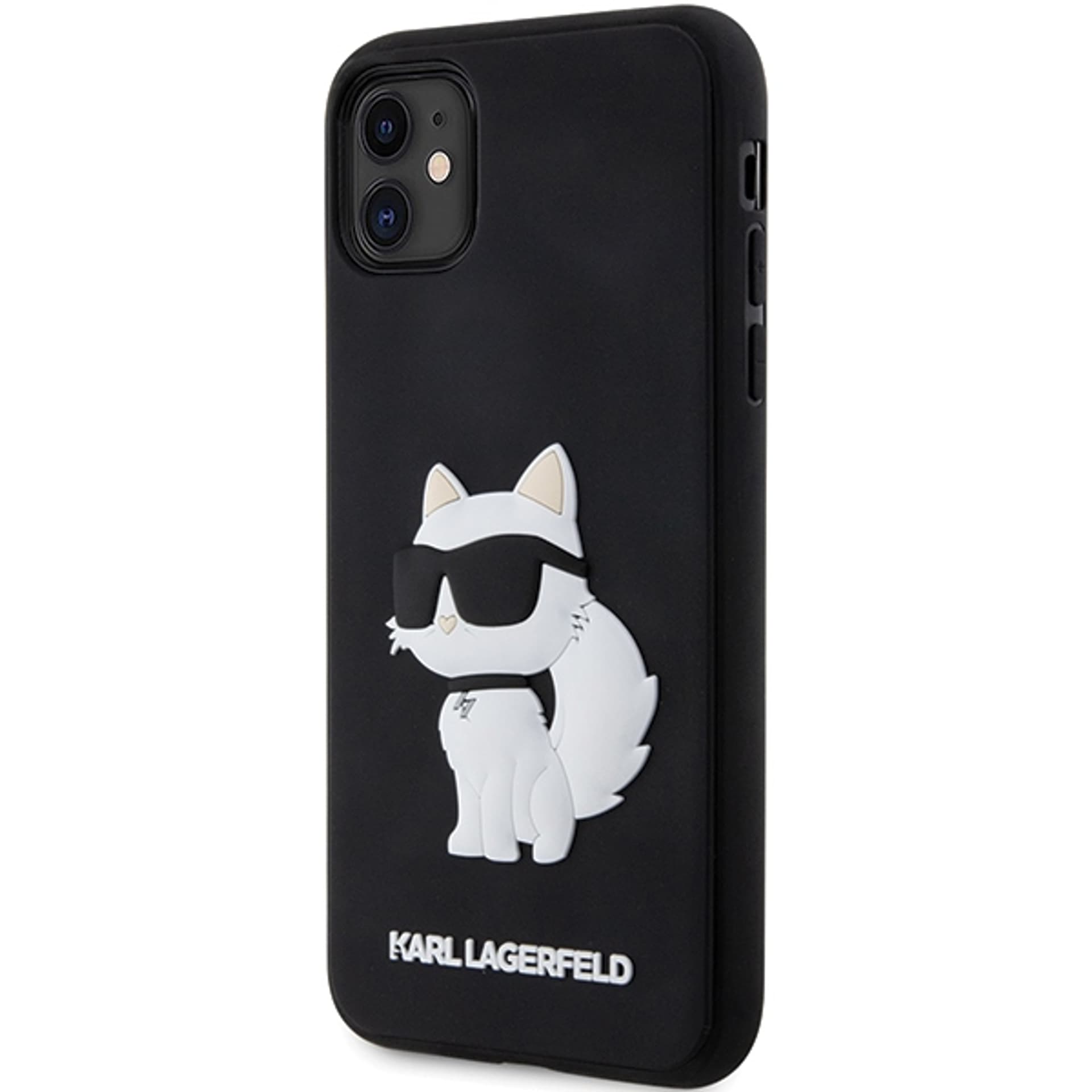 

Karl Lagerfeld KLHCN613DRKHNK iPhone 11 / Xr 6.1" czarny/black hardcase Rubber Choupette 3D