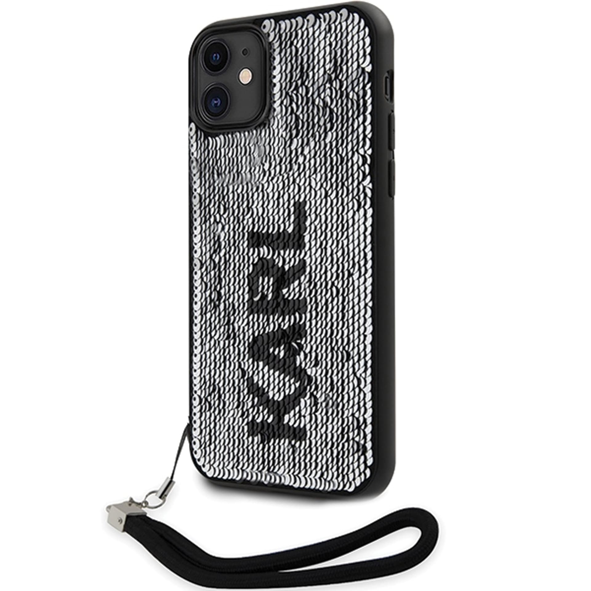 

Karl Lagerfeld KLHCN61PSQRKS iPhone 11 / Xr 6,1" srebrny/silver hardcase Sequins Cord
