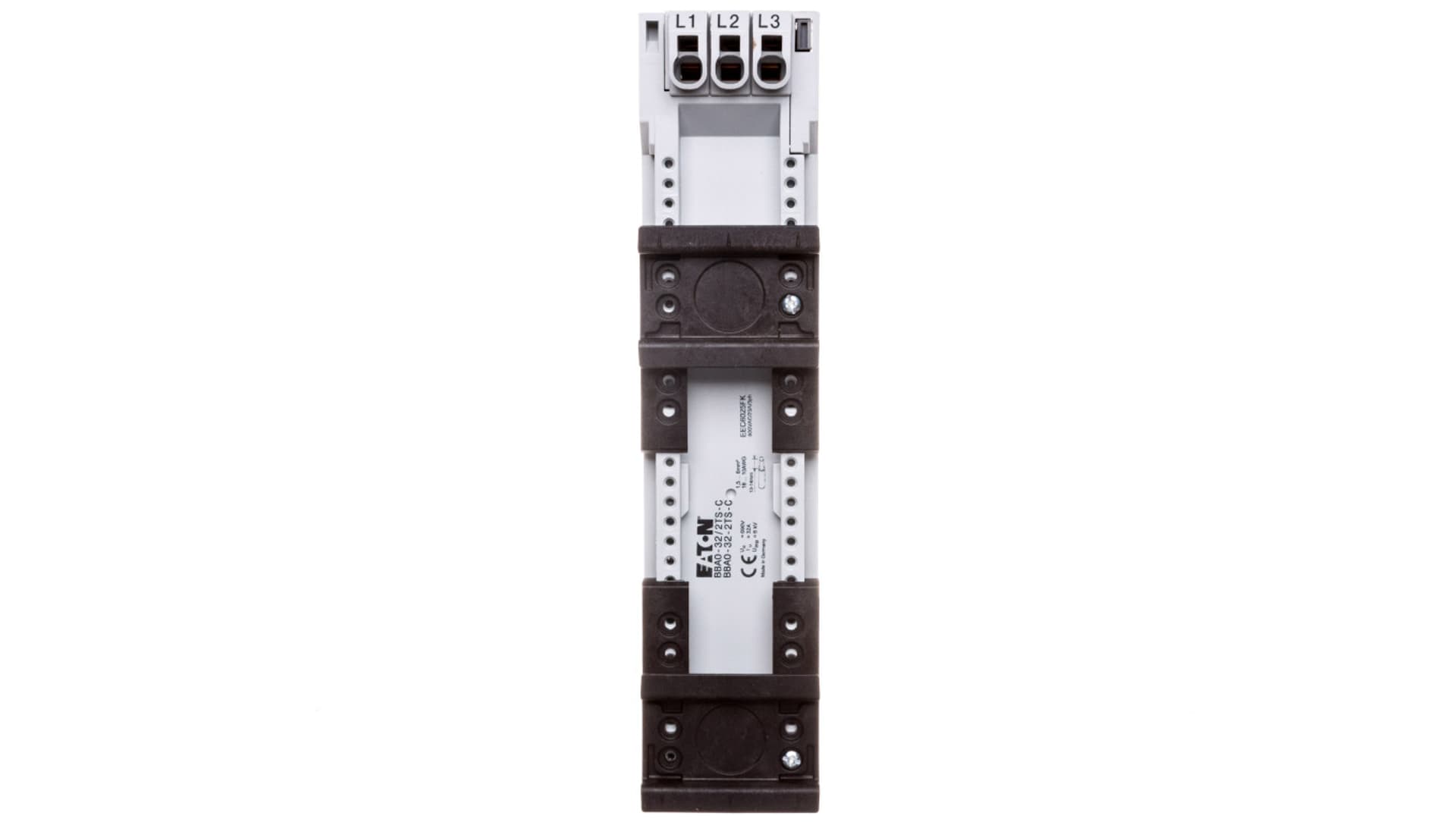 

Adapter na szyny szerokości 45mm 32A rozstaw 60mm 2 szyny BBA0-32/2TS-C 116708