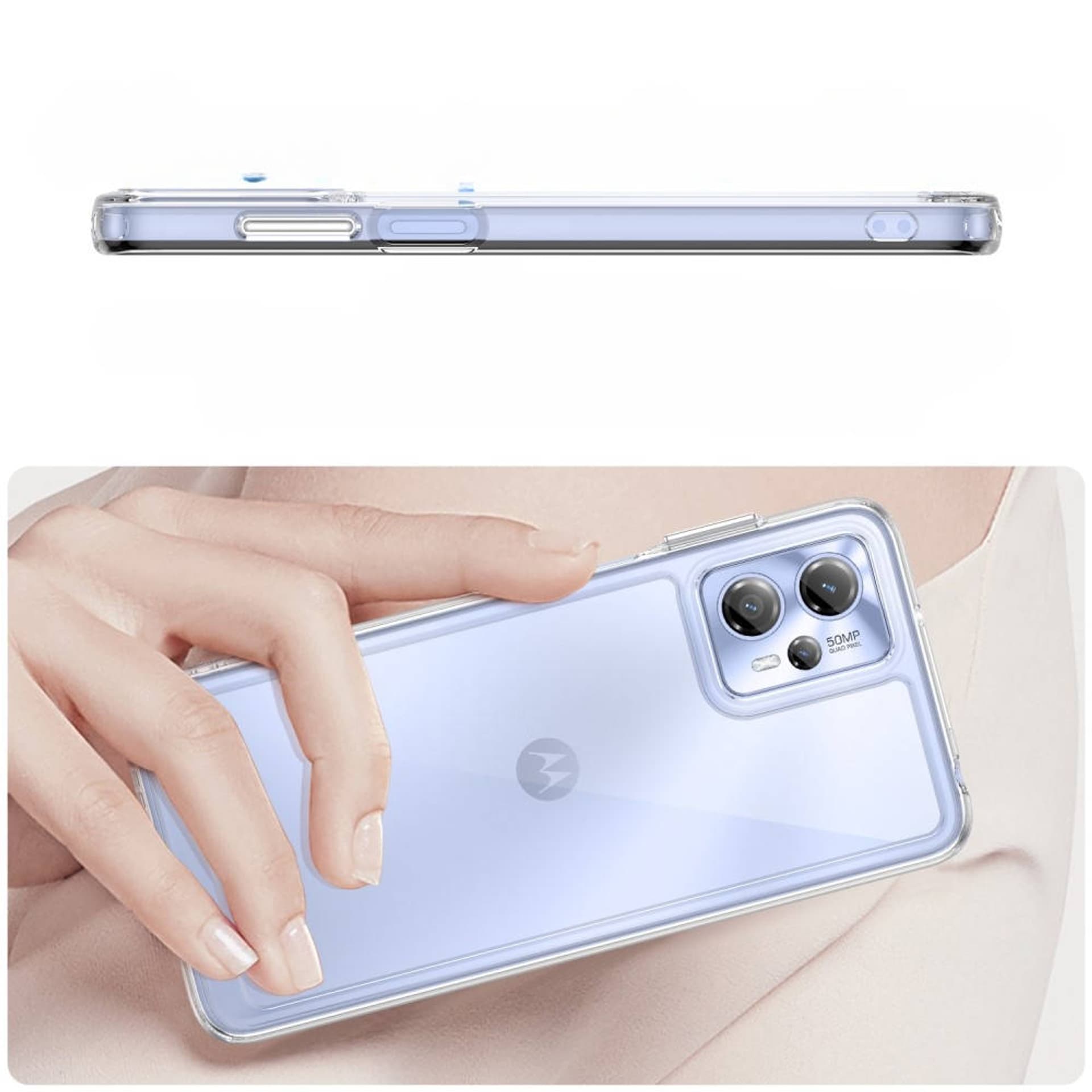 

Etui MOTOROLA MOTO G53 5G / G13 4G / G23 Back Żel transparentne