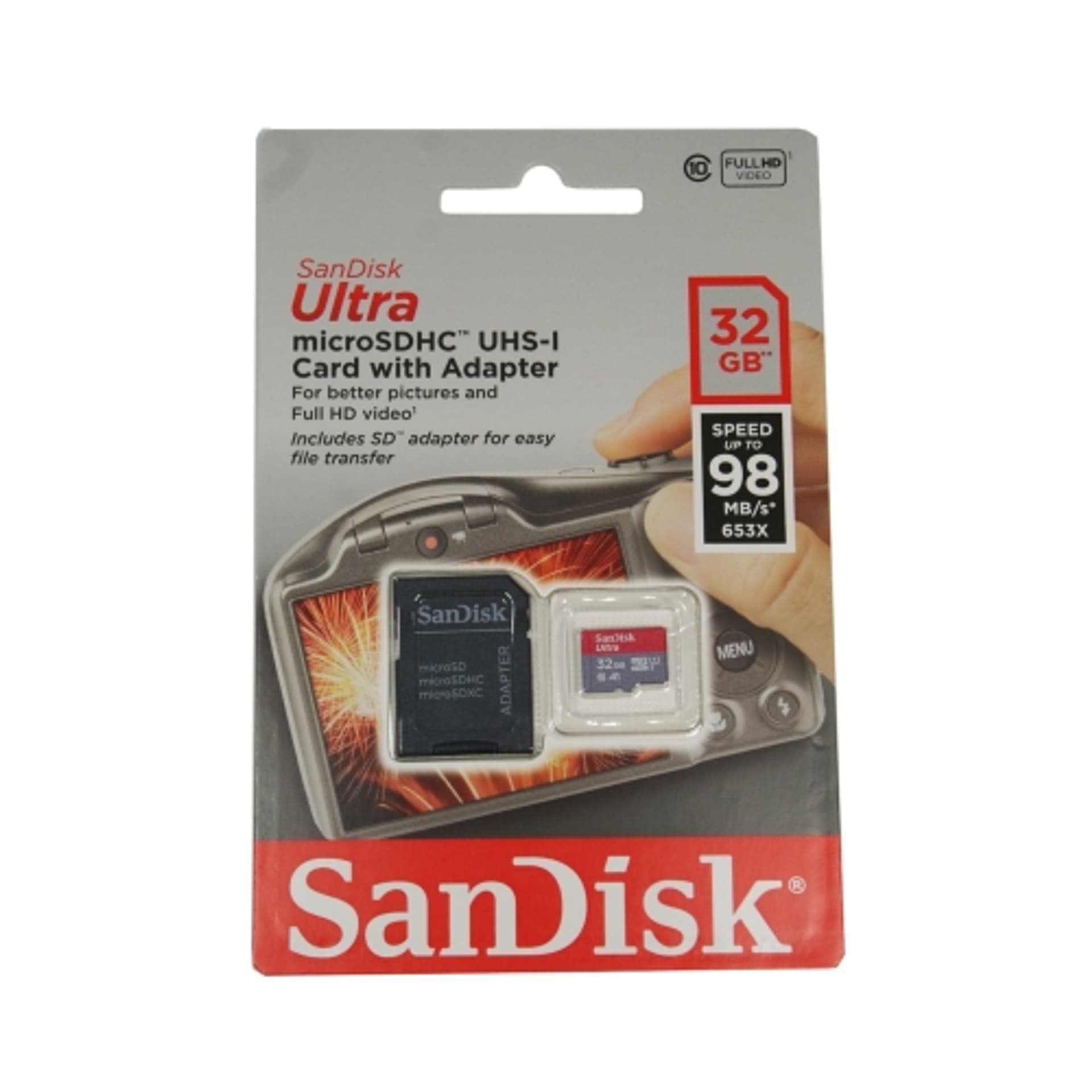 

SANDISK KARTA microSD 32GB Ultra SDHC C10 A1 98MB/s