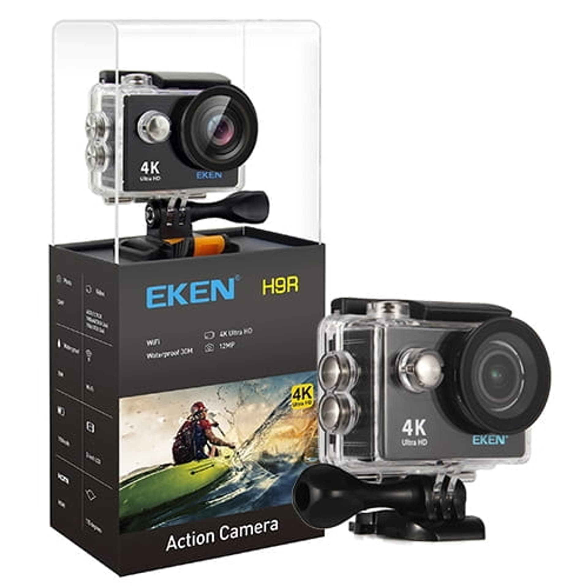 

EKEN KAMERA SPORTOWA H9R 4K PILOT WiFi | CZARNA