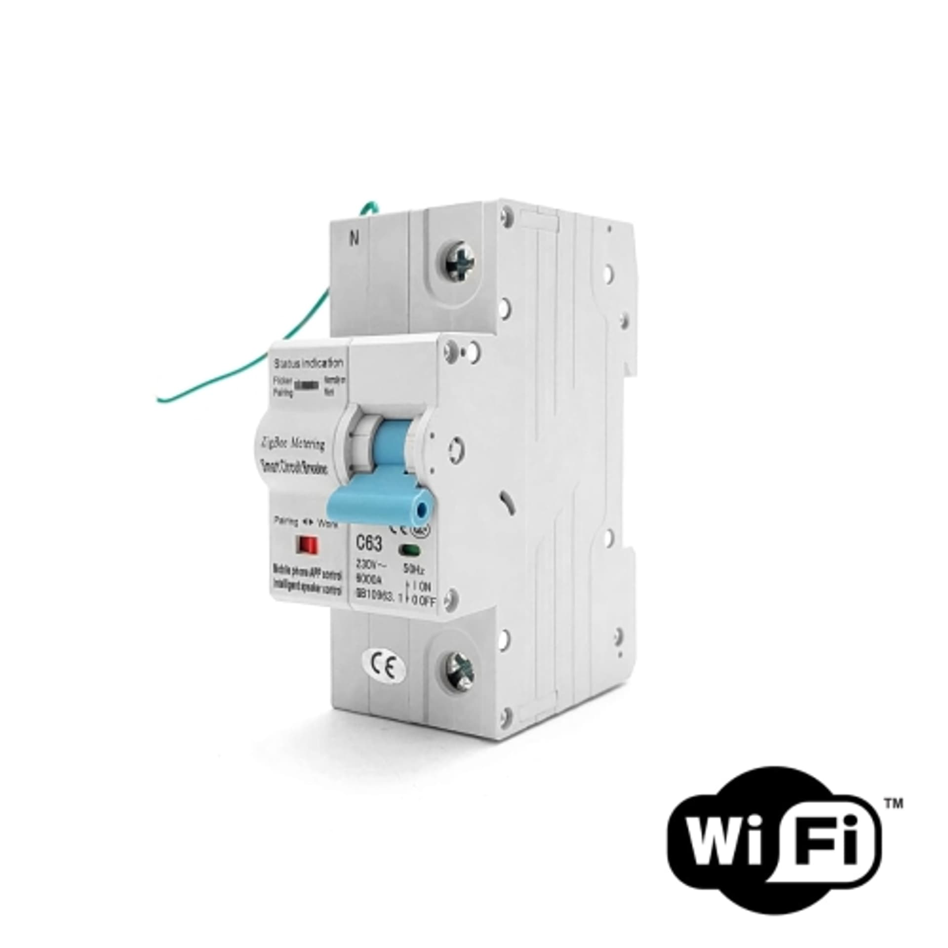 

Bezpiecznik Nadprądowy WiFi 1P 1 Faza Tuya 1-63A