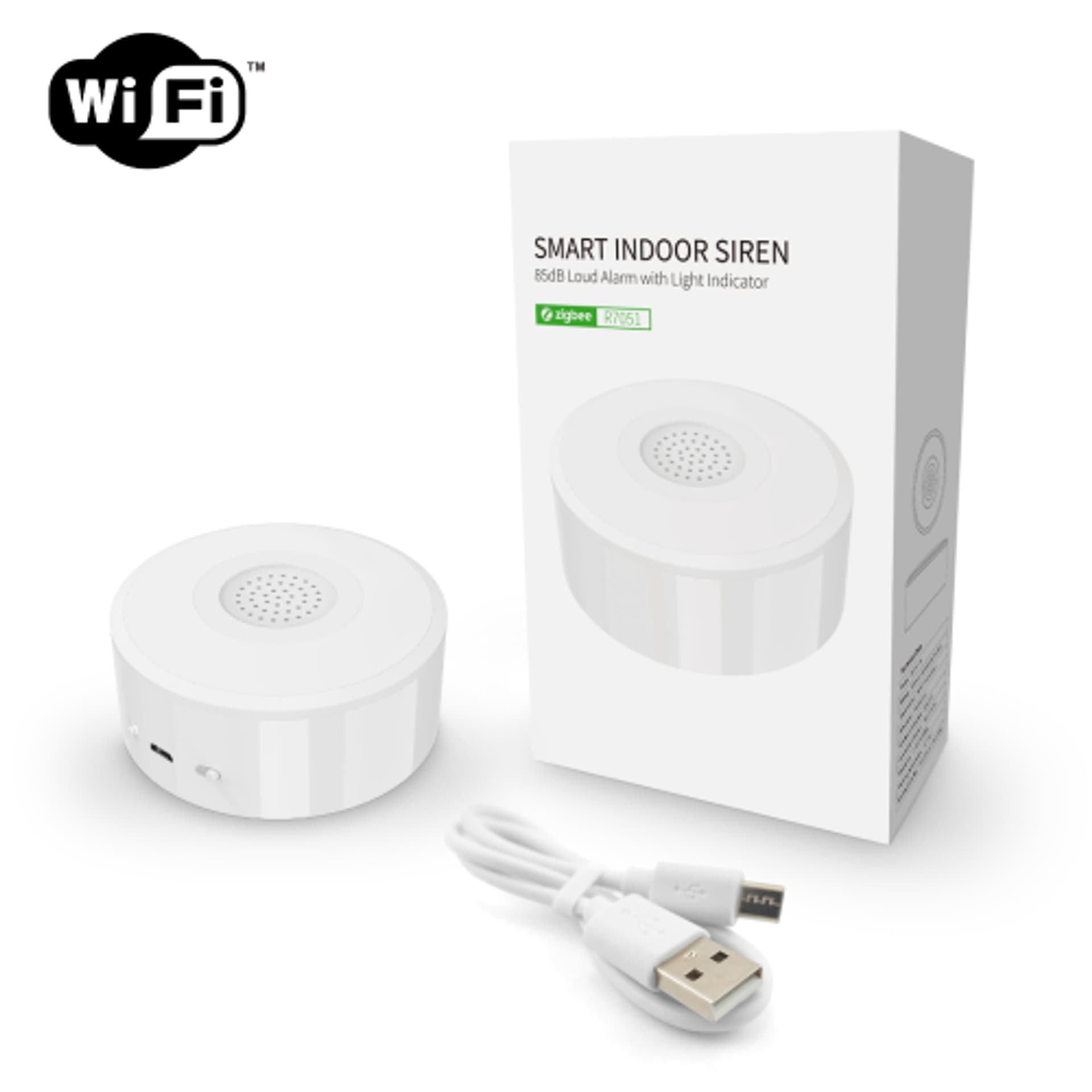 

Woox Syrena Alarmowa Tuya WiFi 85dB Android